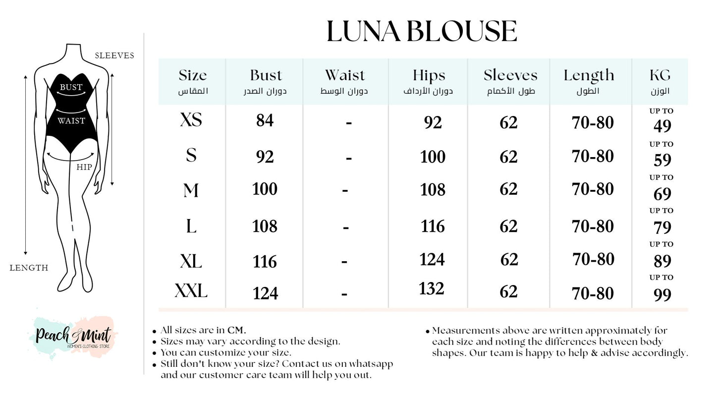 Luna Blouse in baby blue