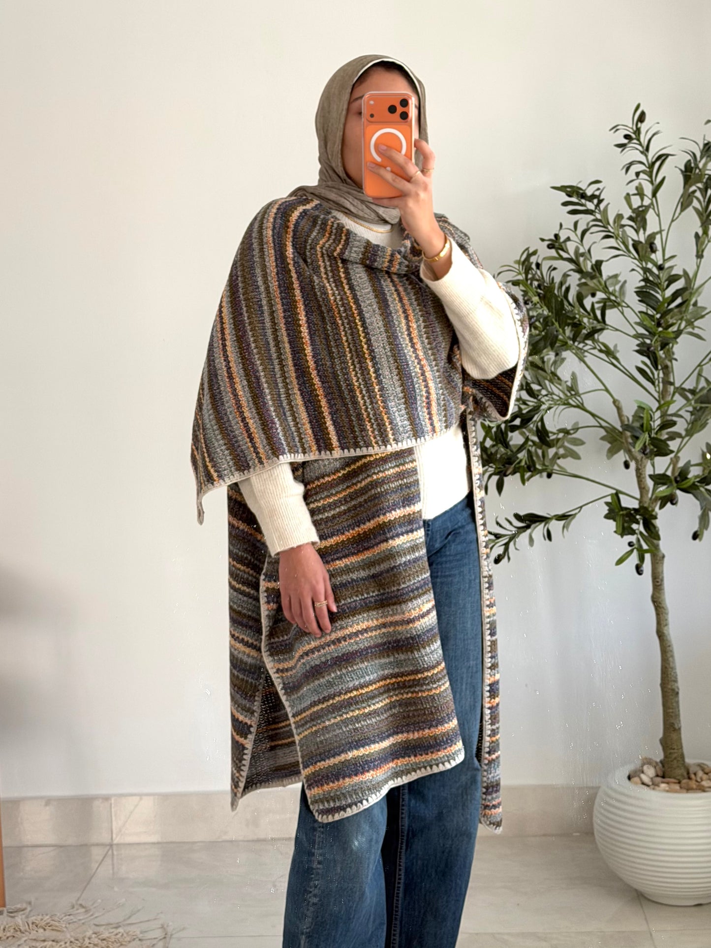 Colorwave Knit Kaftan