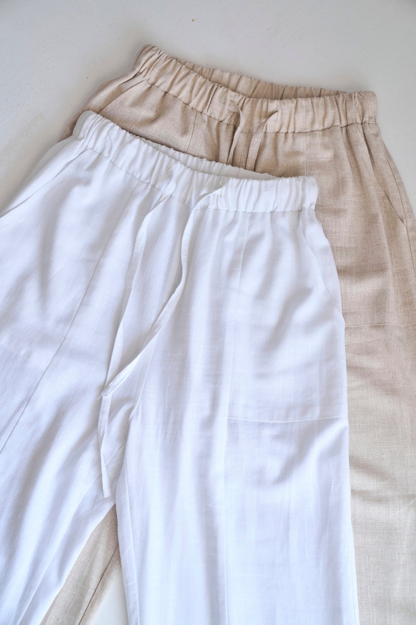 White Skye linen pants