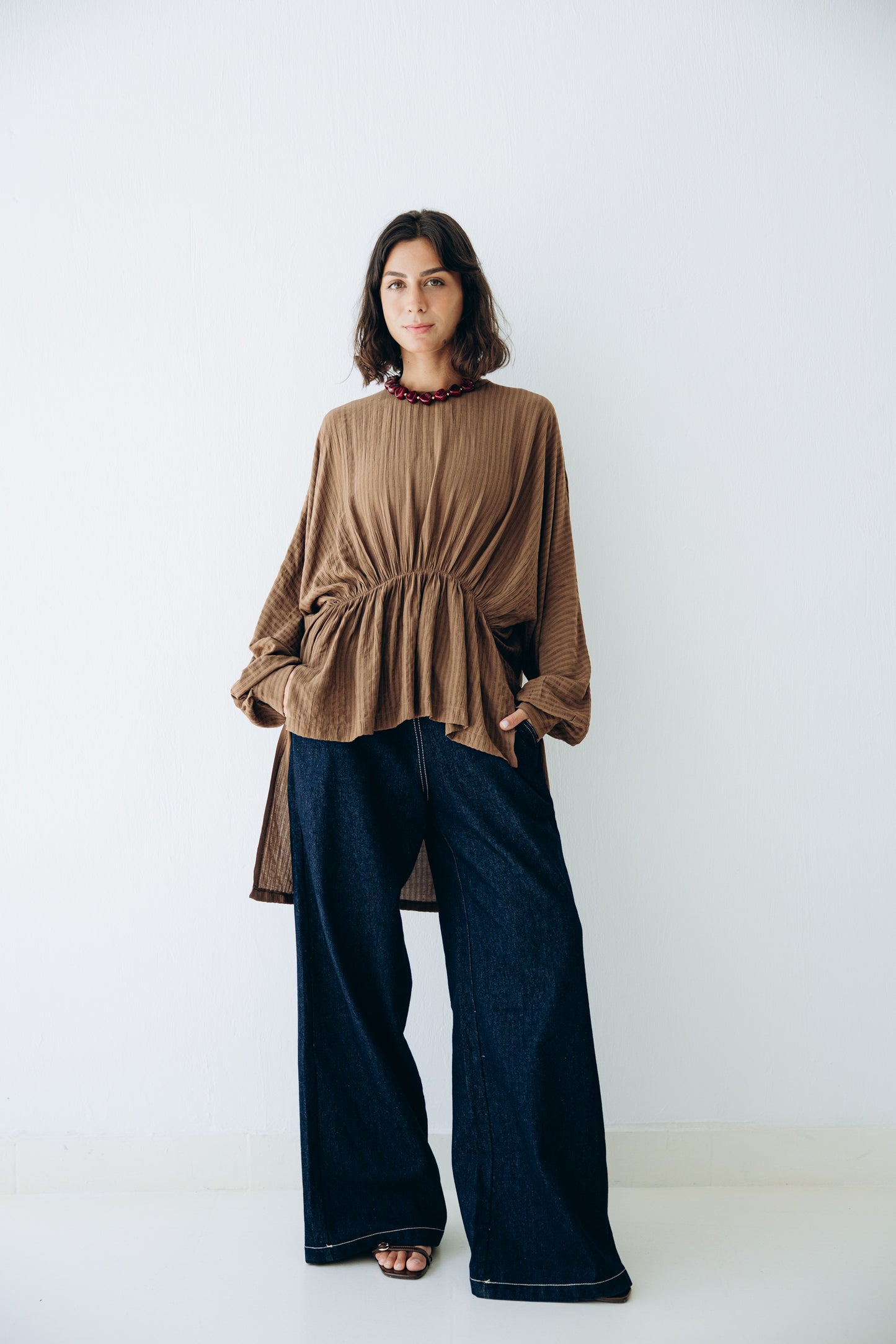 Willow Blouse in Walnut