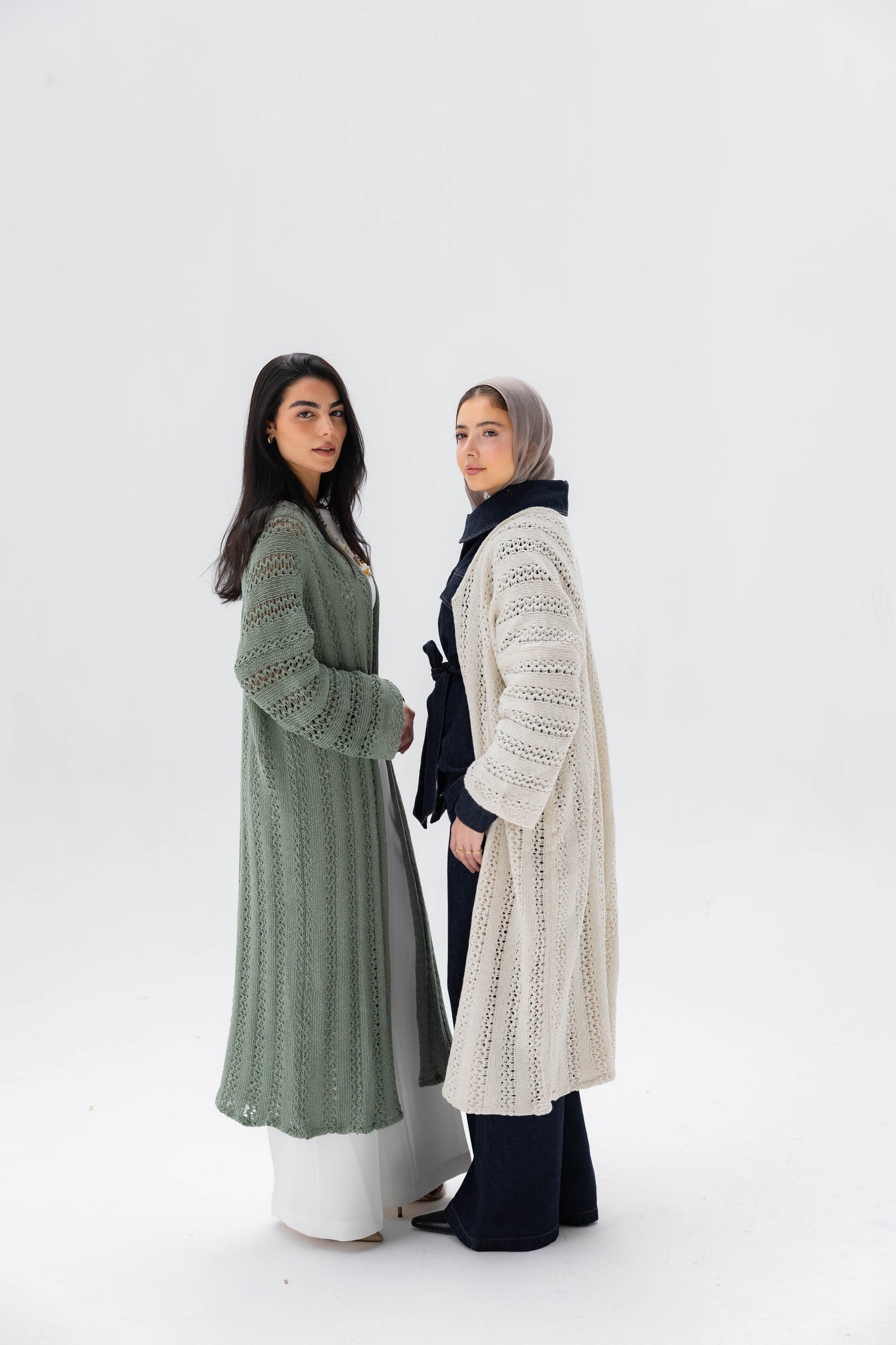 Softline Knit Cardigan in Cream