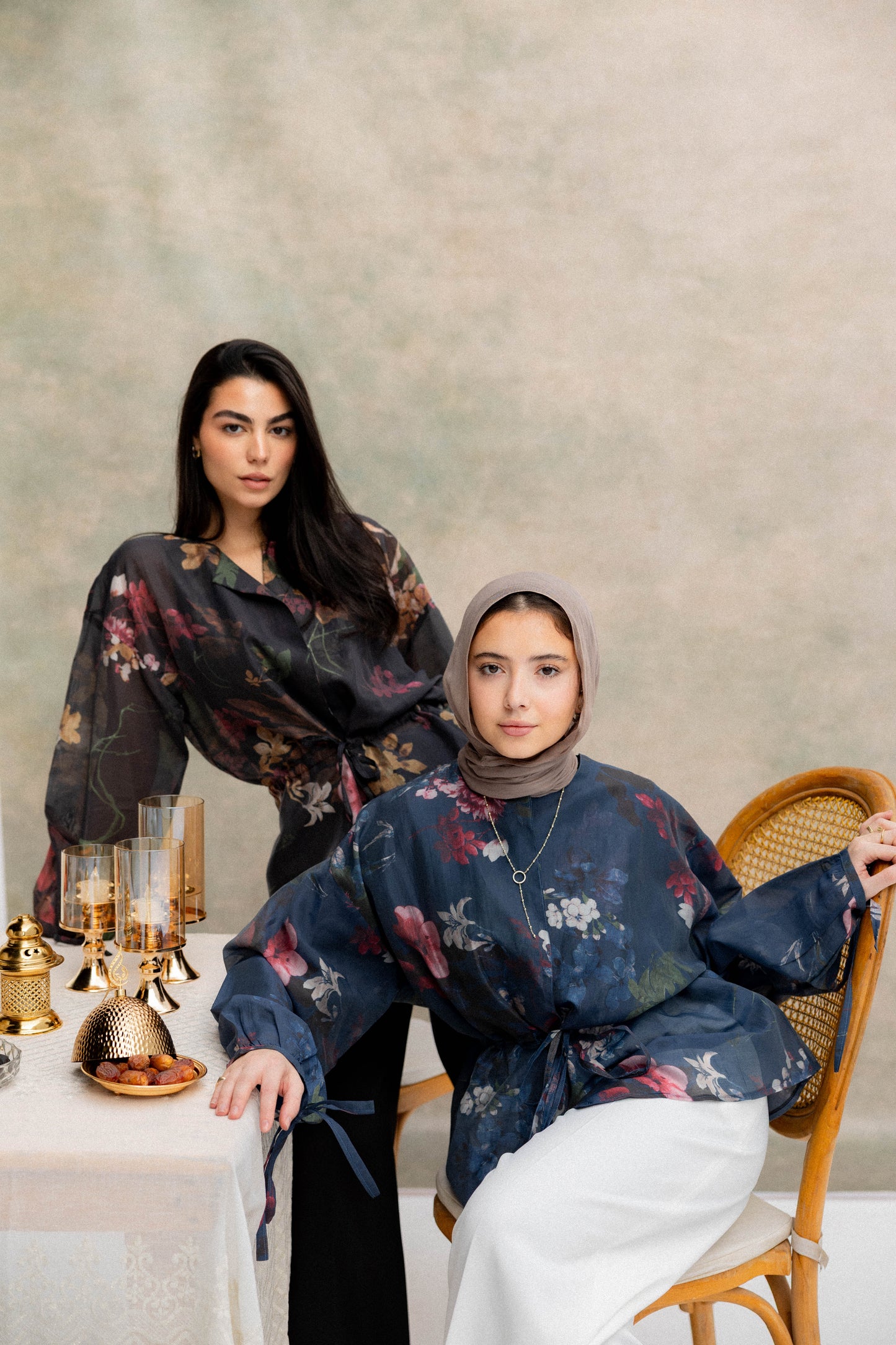 Floré Blouse in Midnight Navy