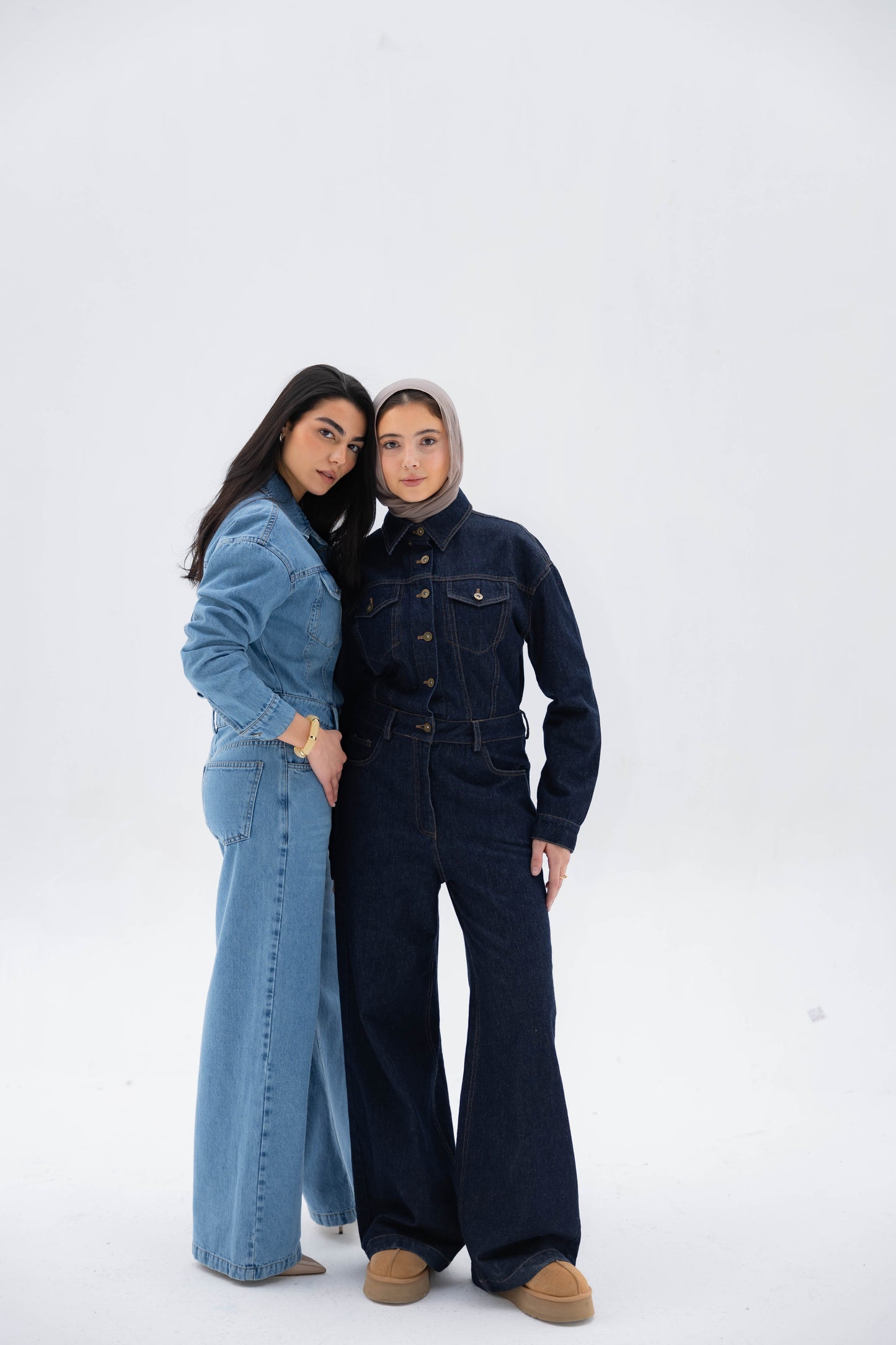 Clara Jumpsuit in Light Denim