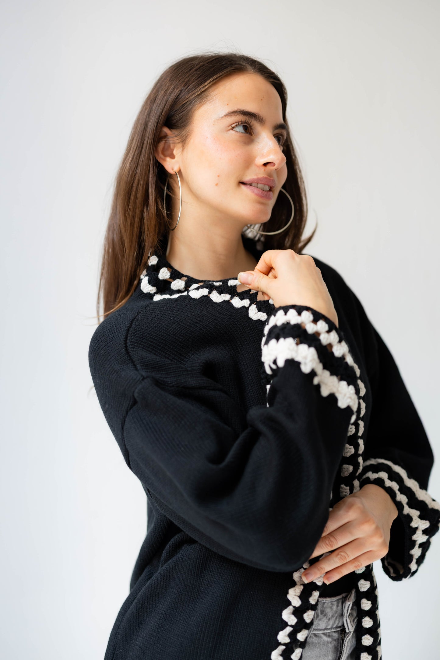 Comfy Edge Knit in Black