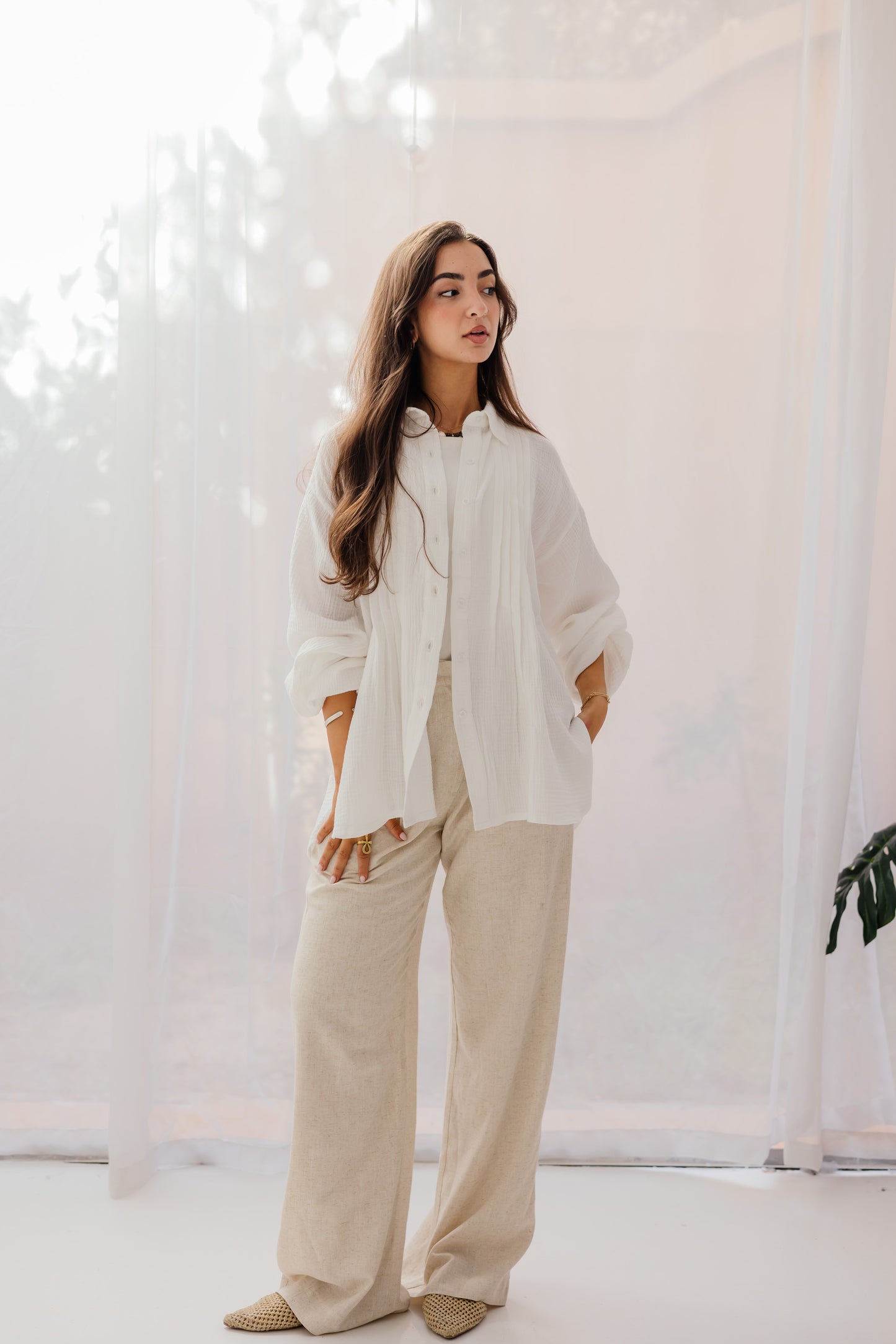 Sola Shirt in white