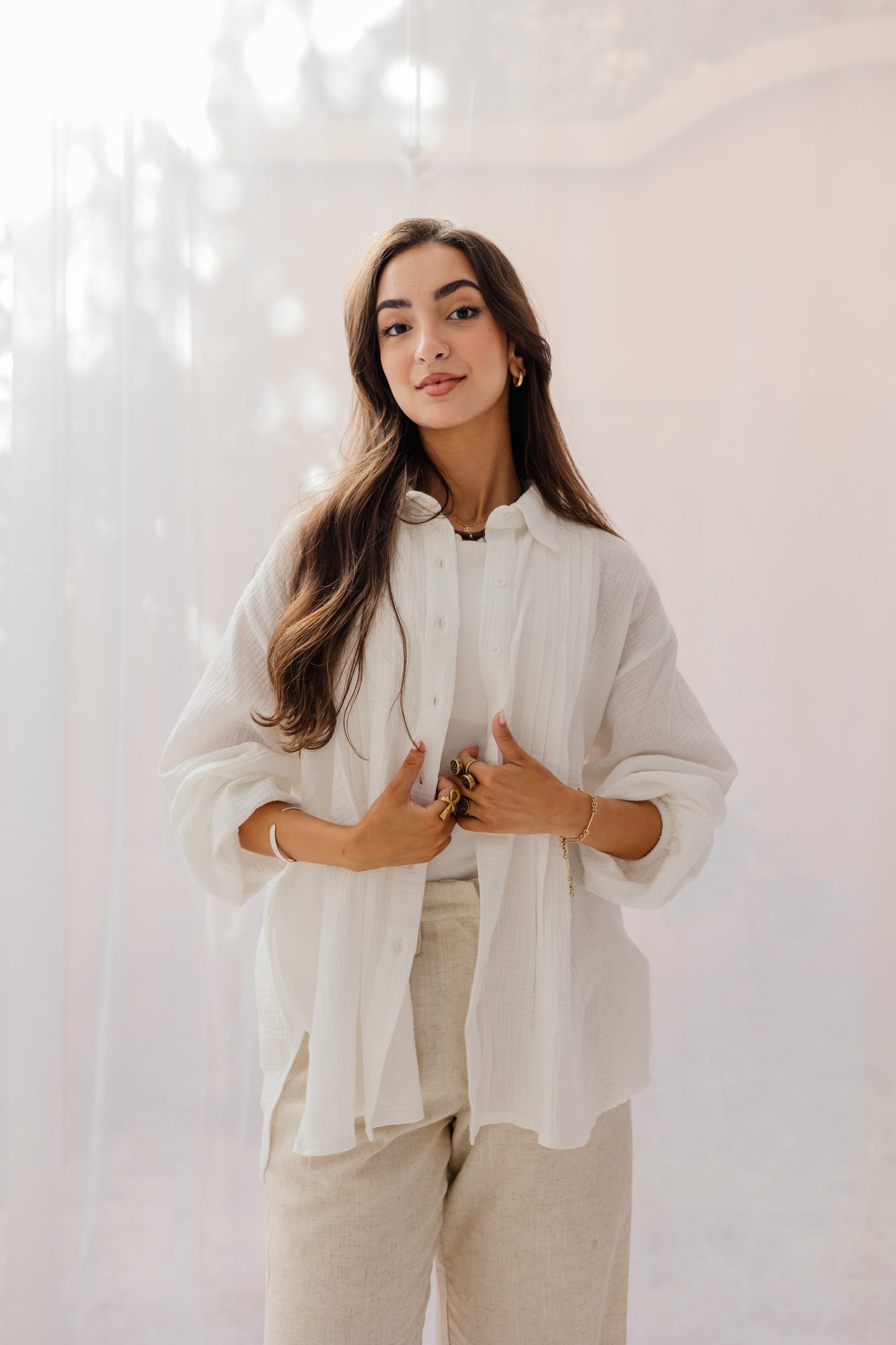 Sola Shirt in white