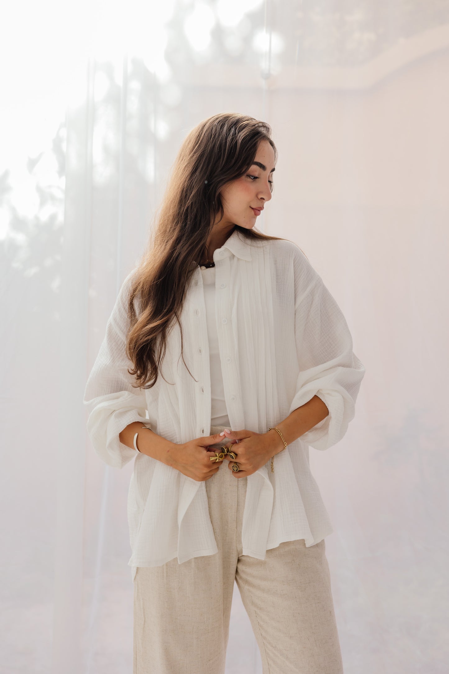 Sola Shirt in white
