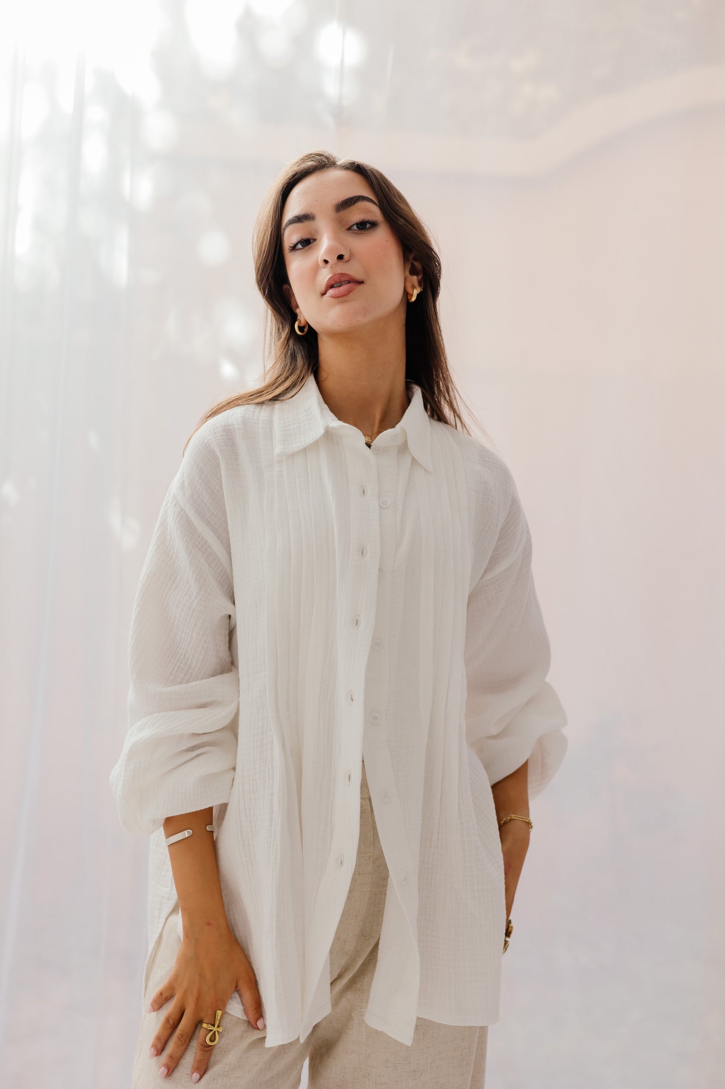 Sola Shirt in white