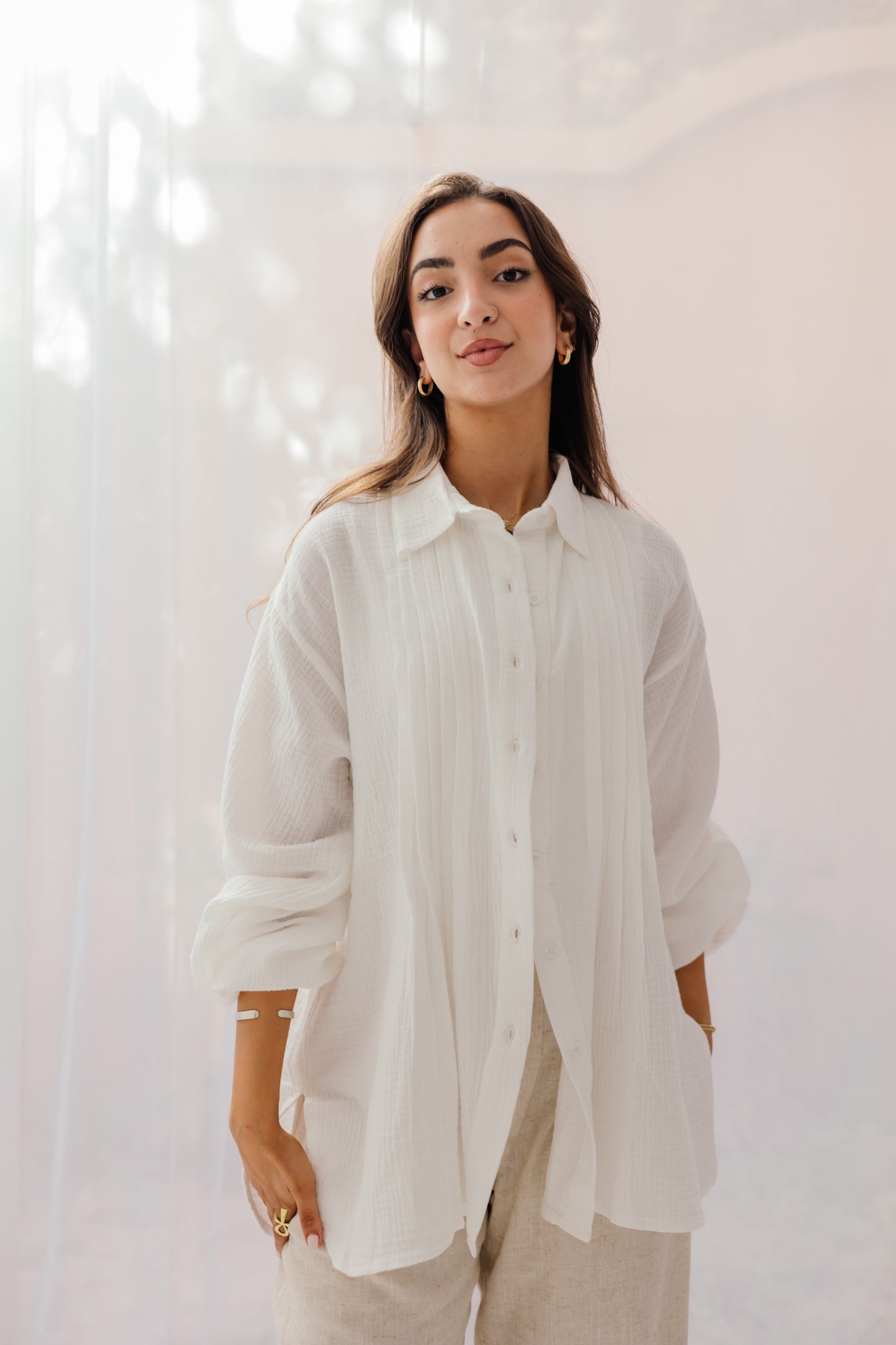 Sola Shirt in white