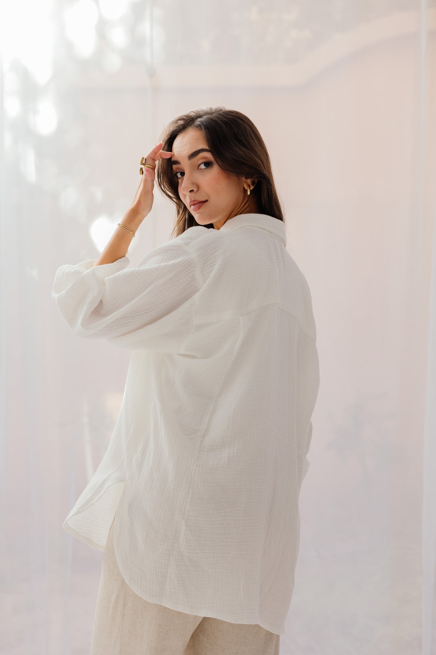 Sola Shirt in white