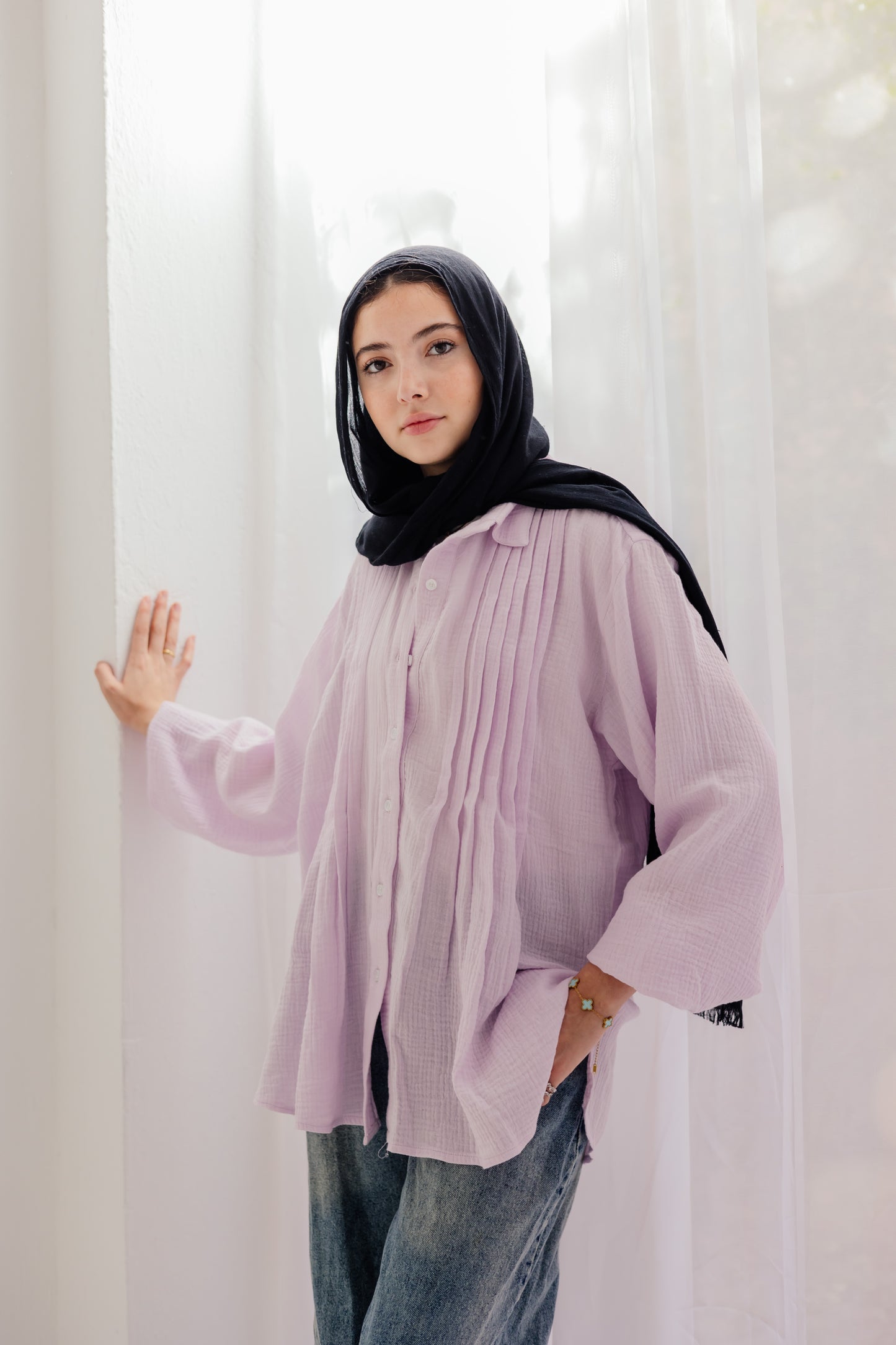 Sola Shirt in Lilac