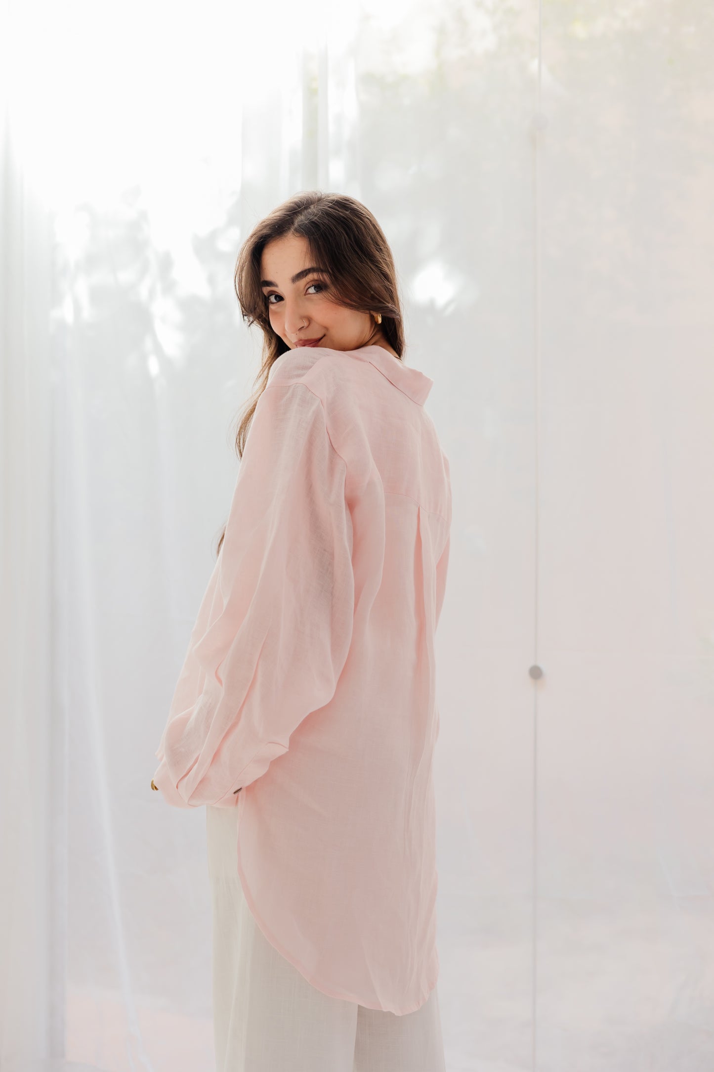 Haven Shirt in Soft pink