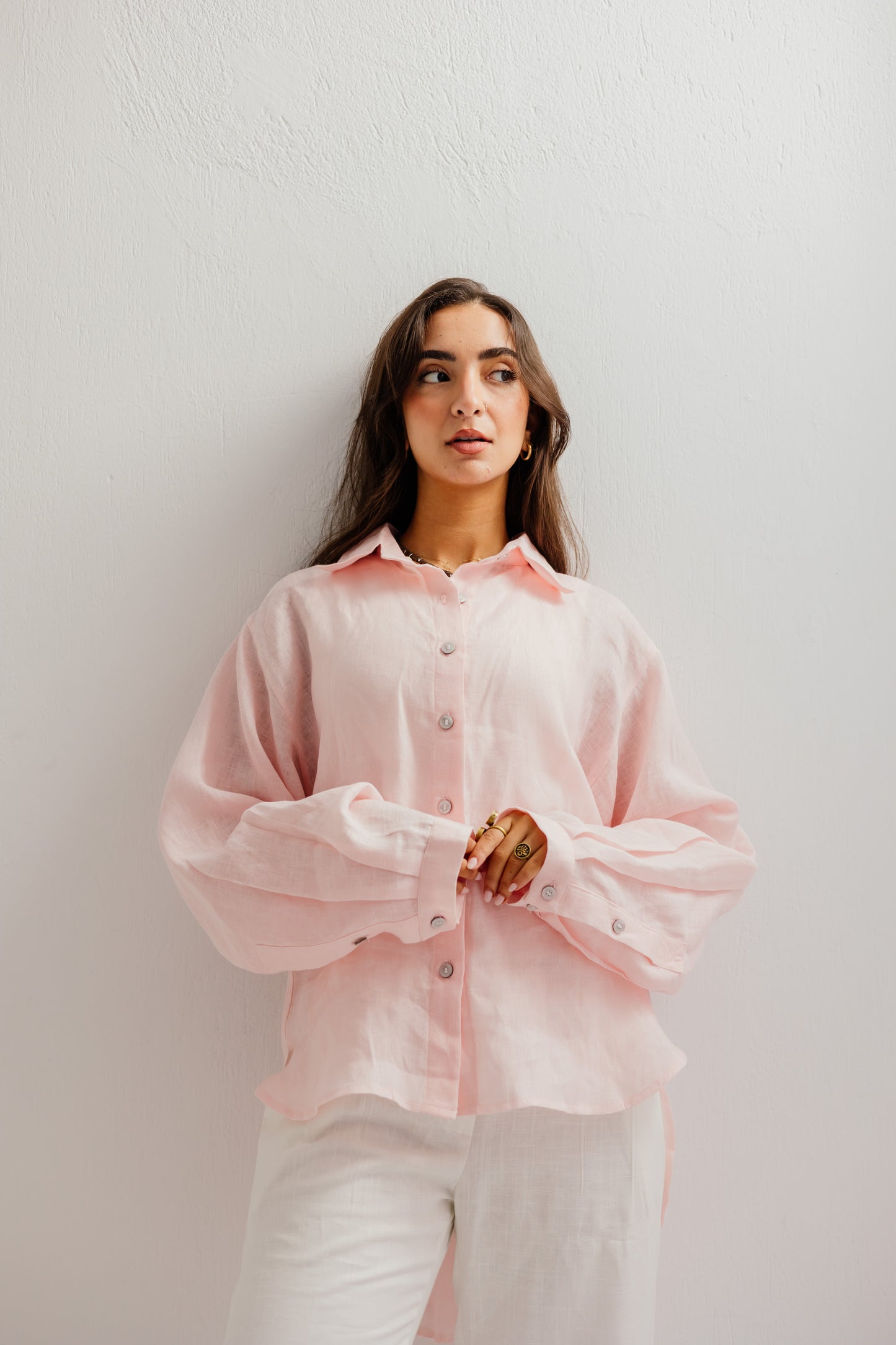 Haven Shirt in Soft pink