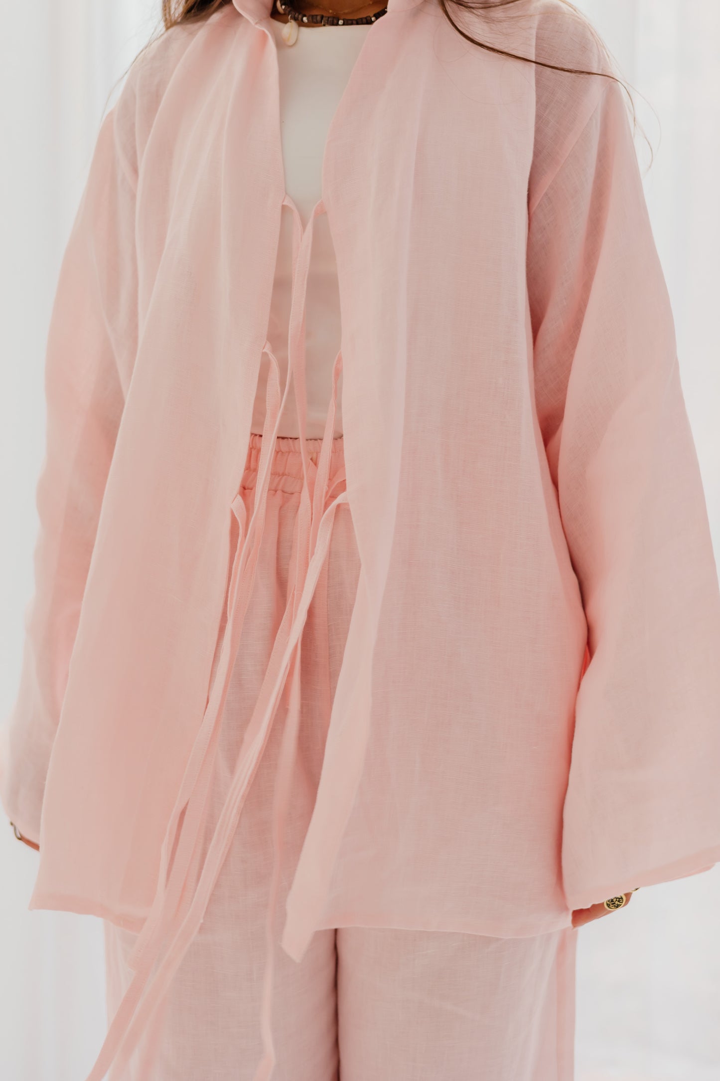 Perla Blouse in Soft Pink
