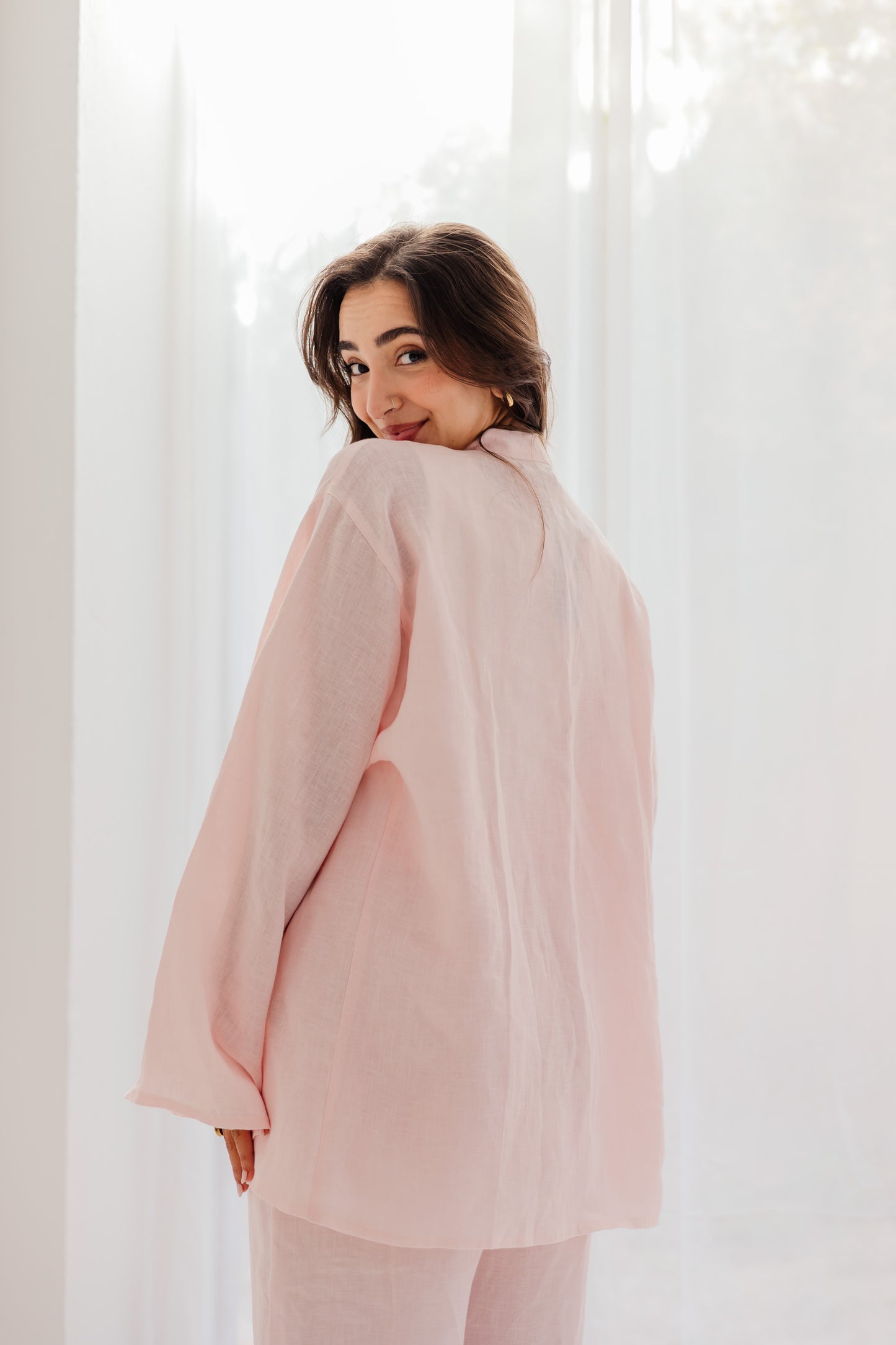 Perla Blouse in Soft Pink