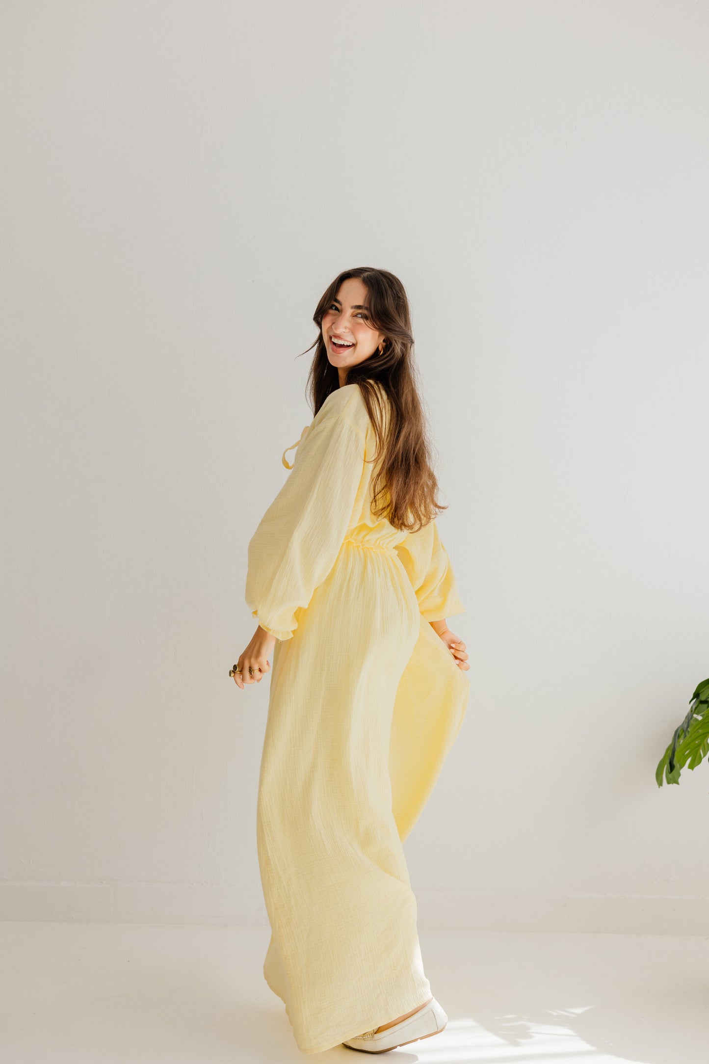 Lily Dress in Yellow