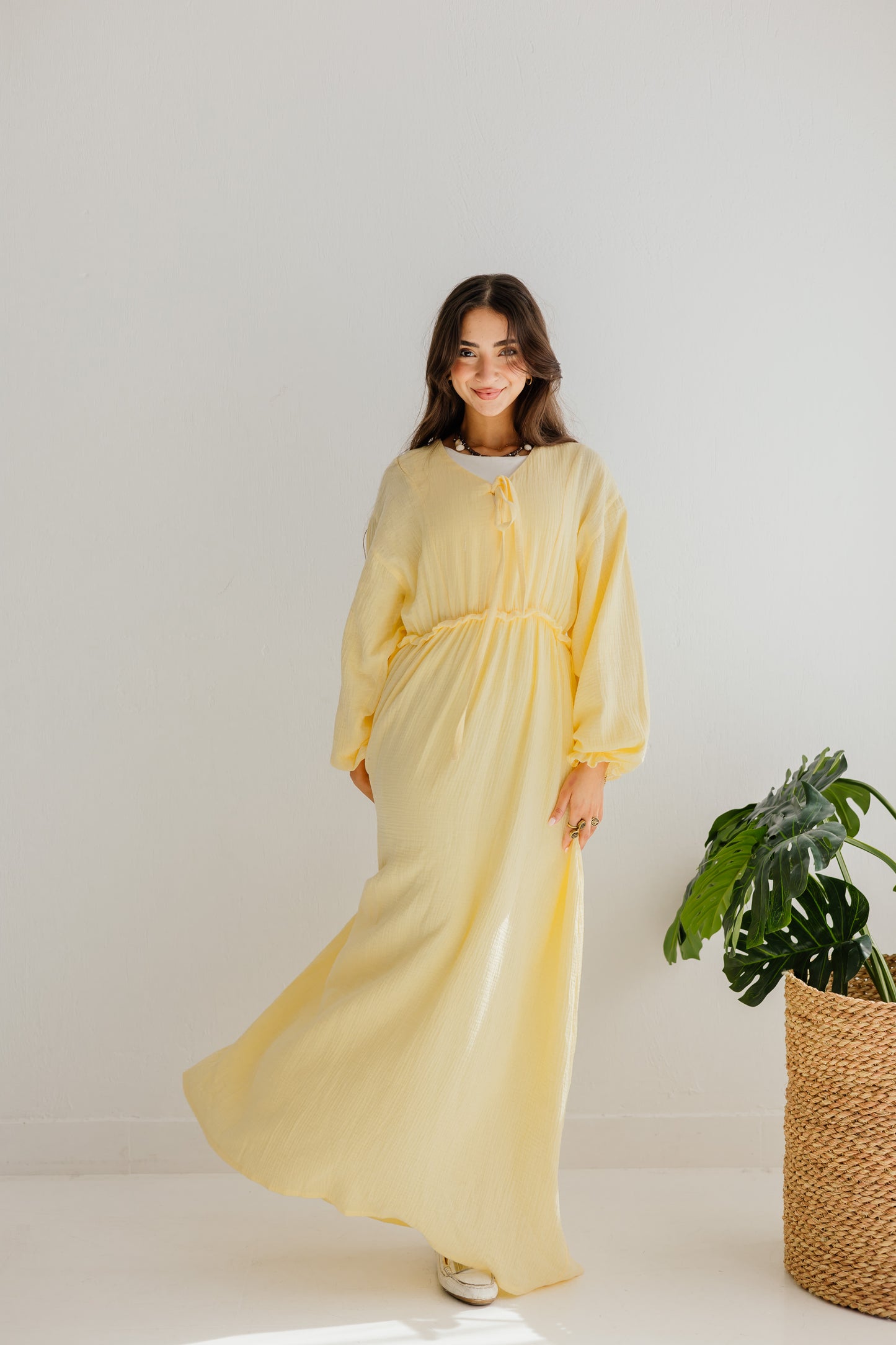 Lily Dress in Yellow