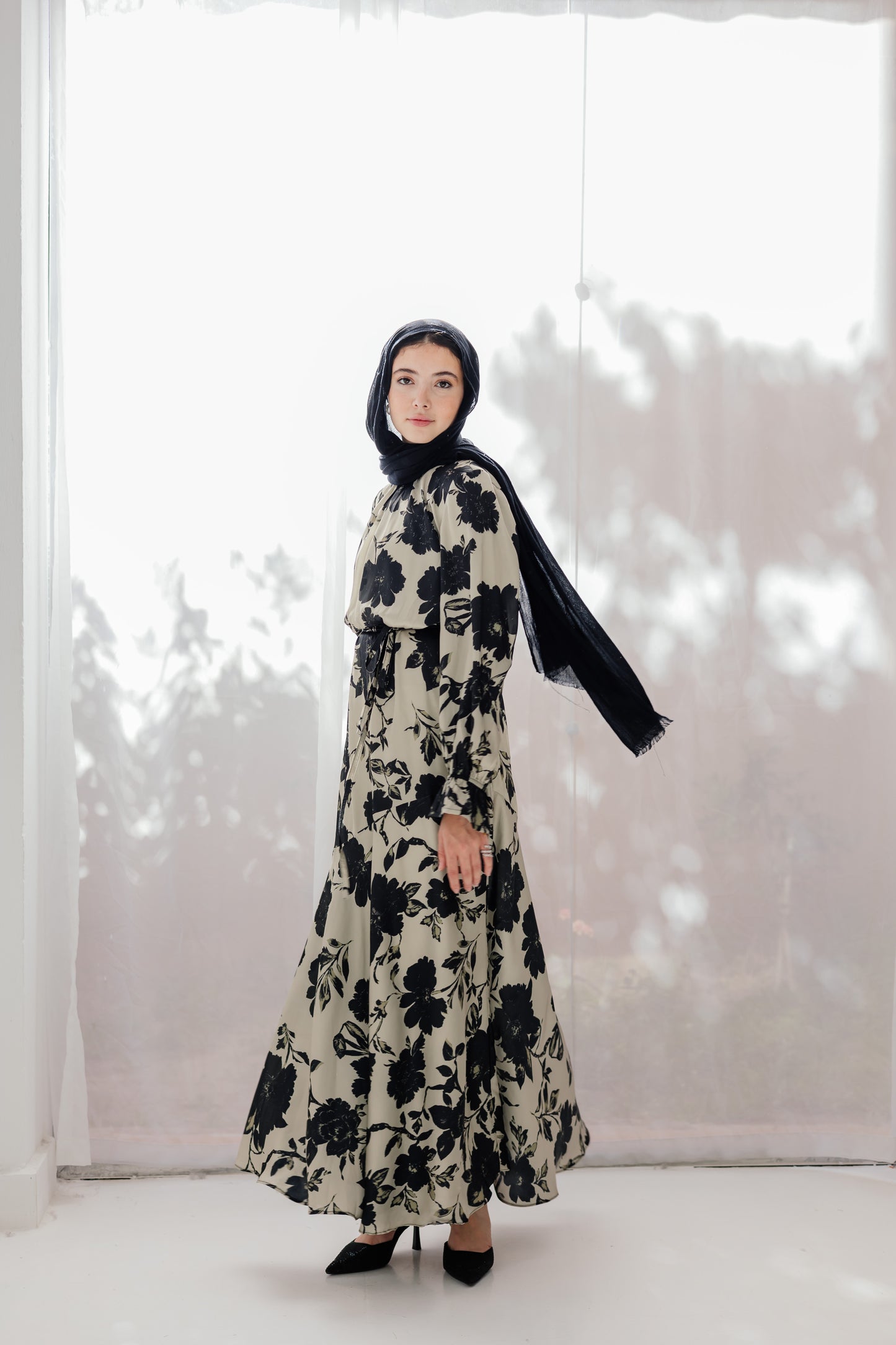 Roselle Dress in Muted Sage