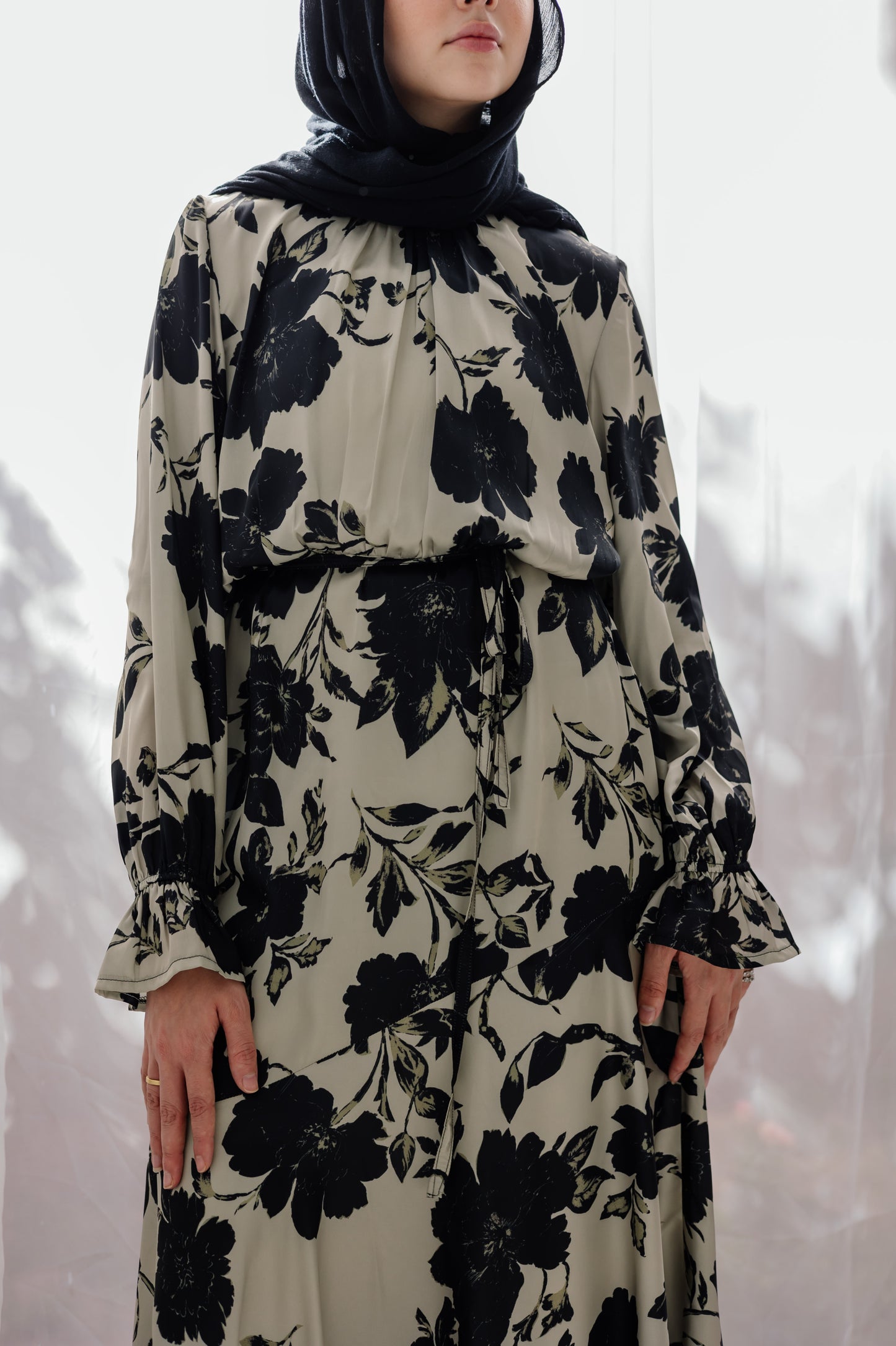 Roselle Dress in Muted Sage