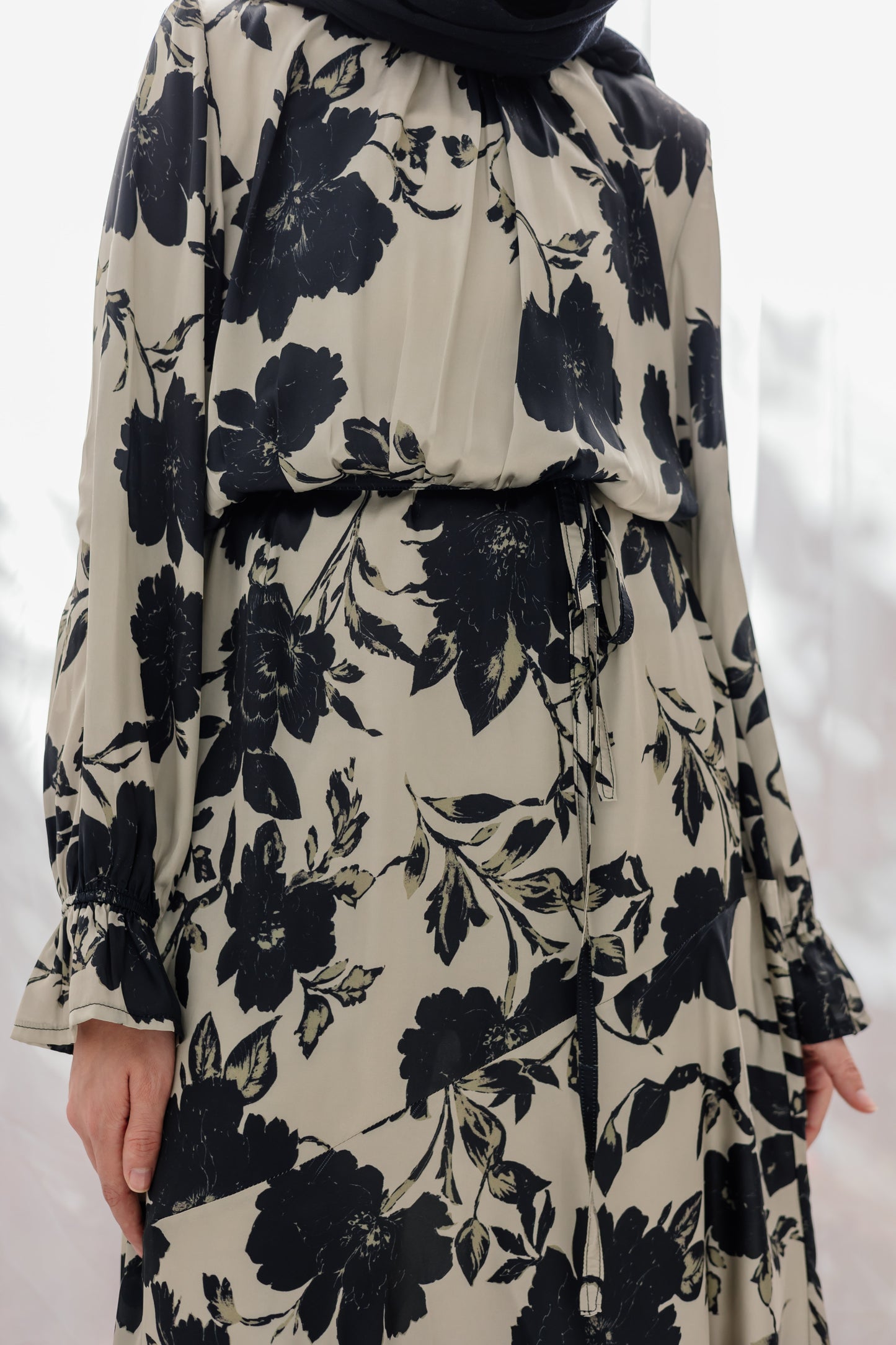 Roselle Dress in Muted Sage