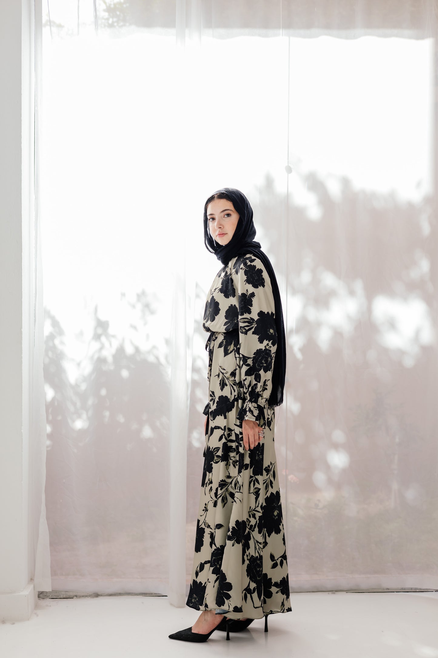 Roselle Dress in Muted Sage