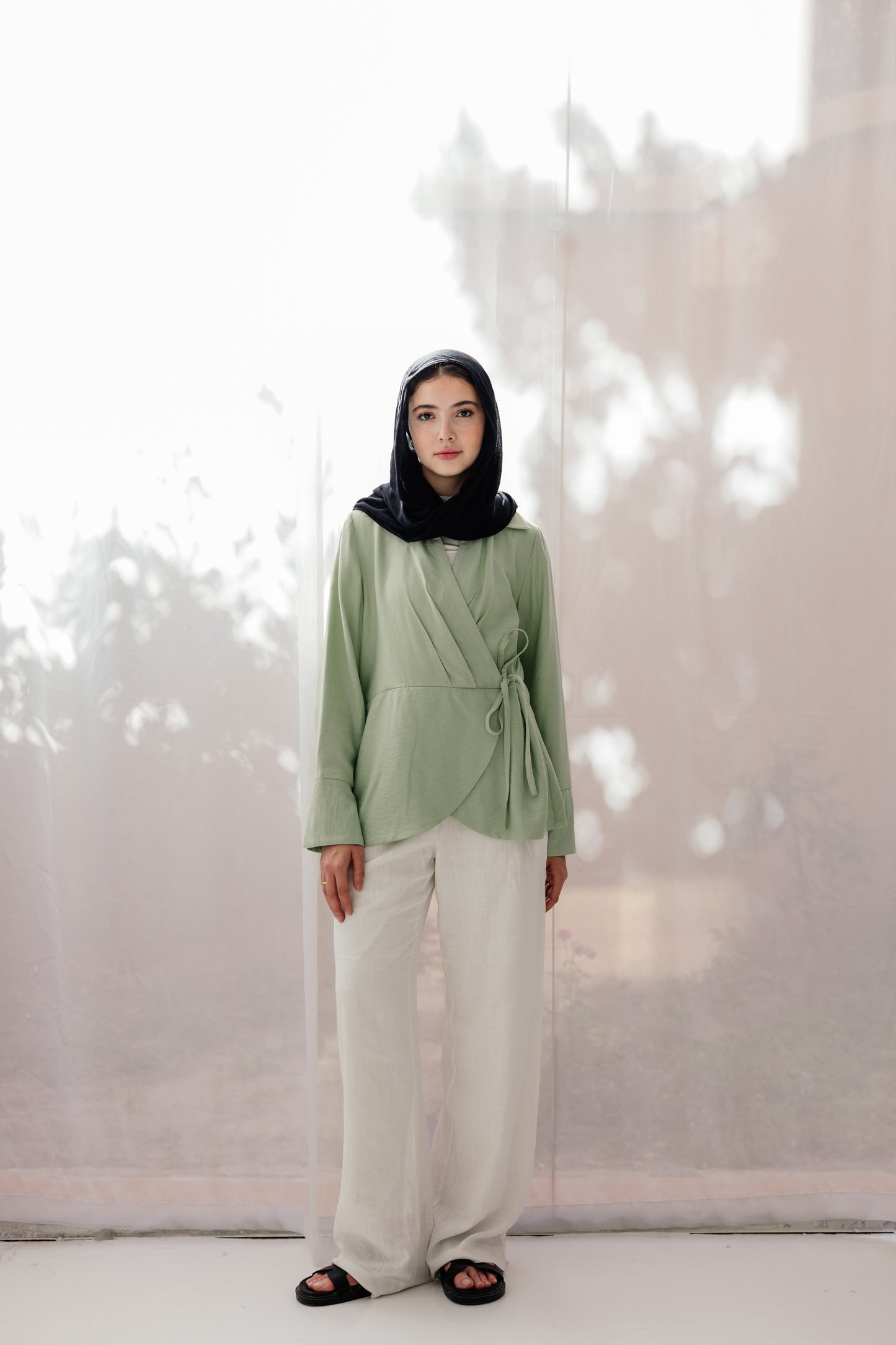 Raya Wrap in Mint