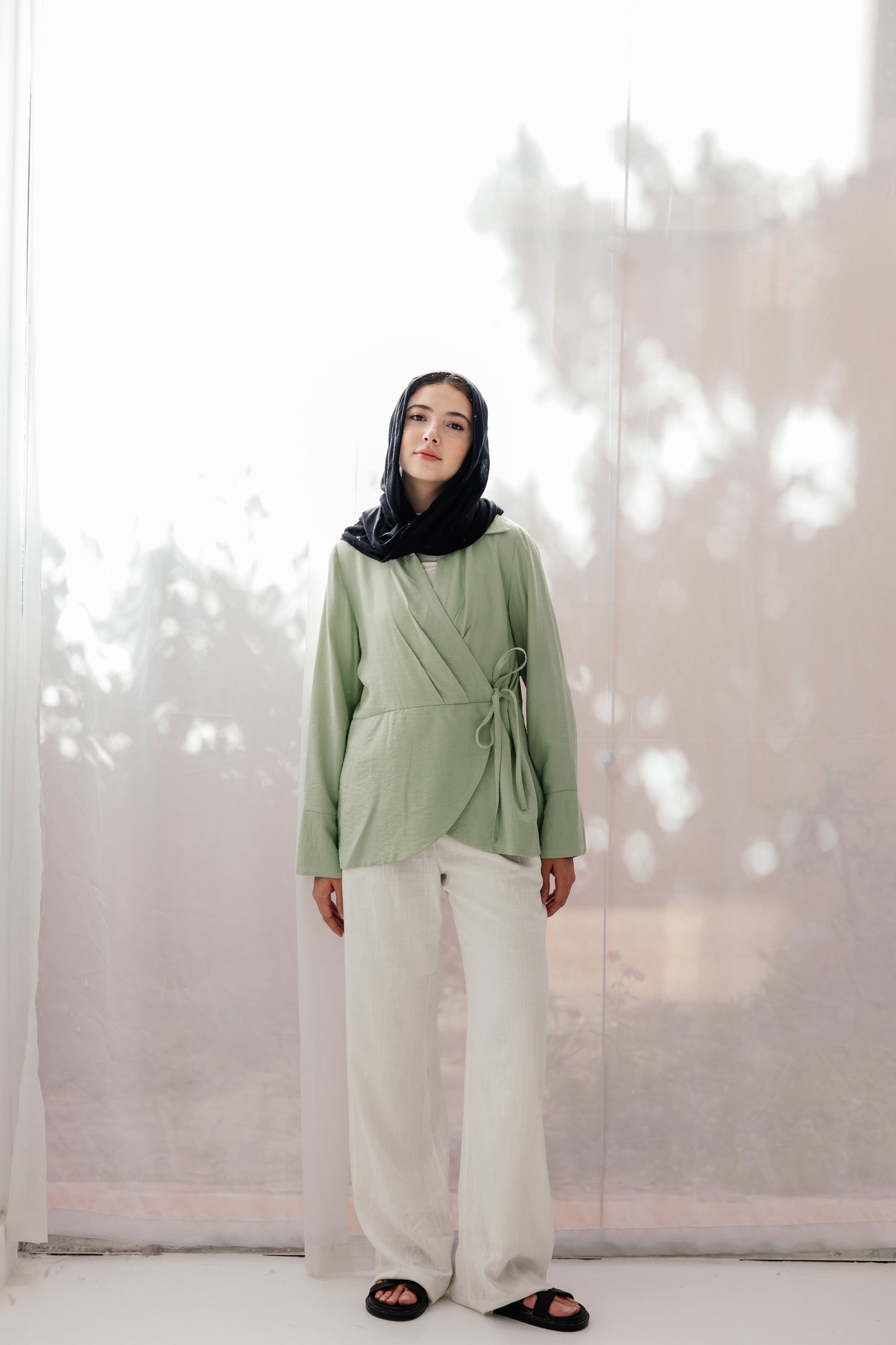 Raya Wrap in Mint