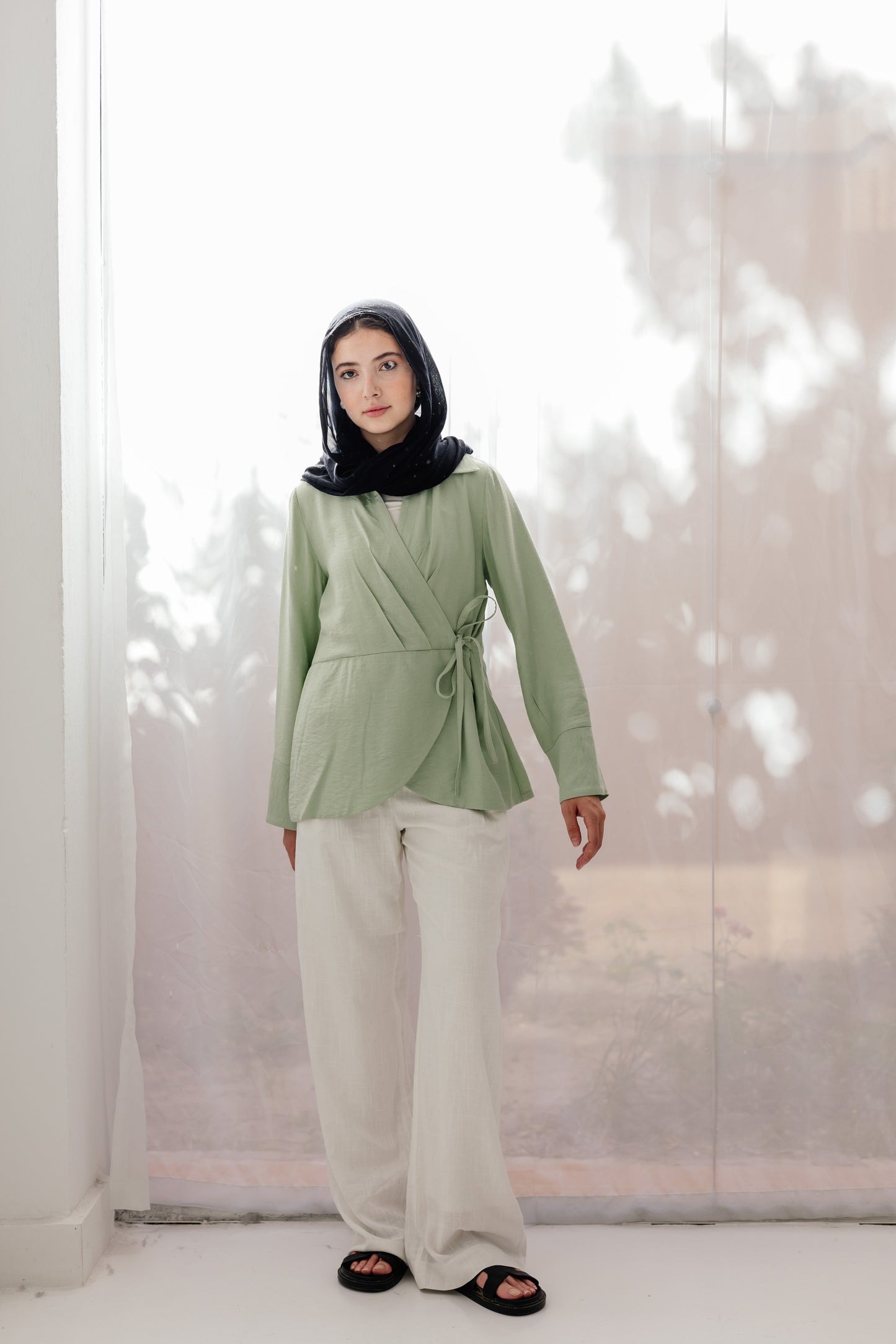 Raya Wrap in Mint