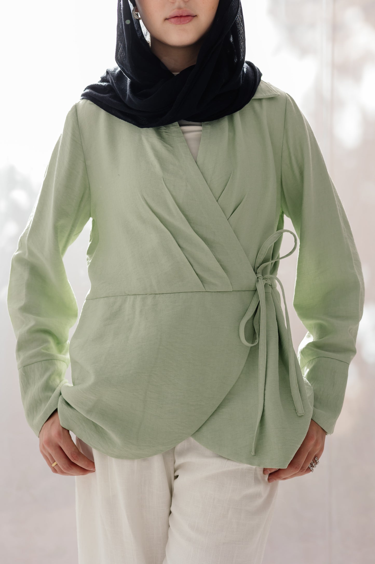 Raya Wrap in Mint