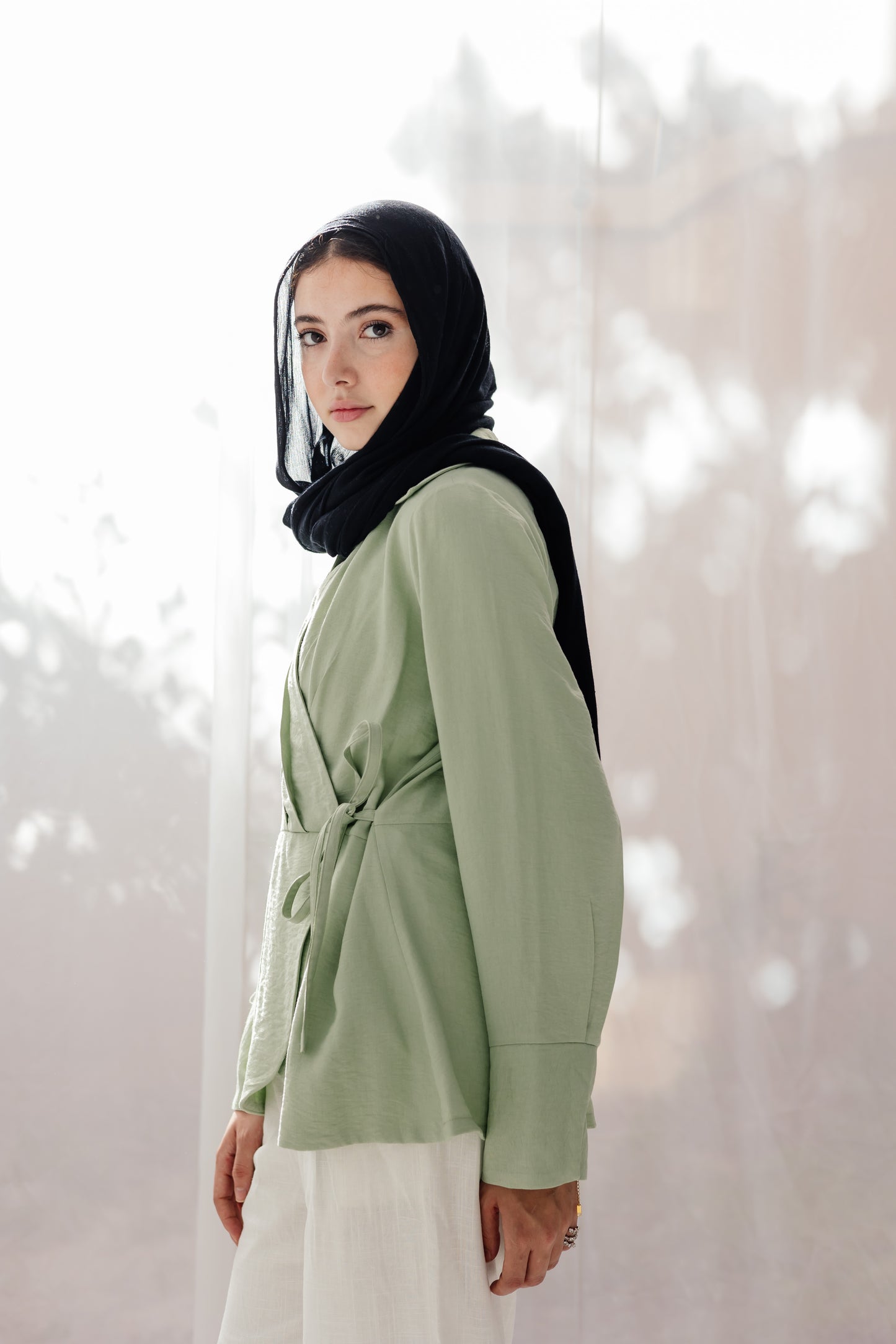 Raya Wrap in Mint