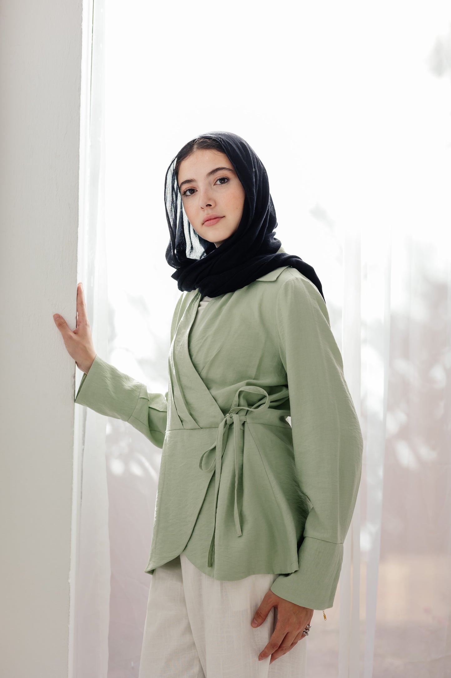 Raya Wrap in Mint