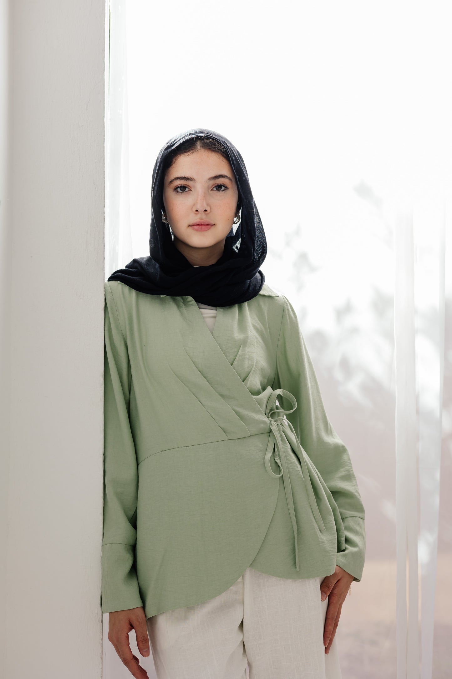 Raya Wrap in Mint
