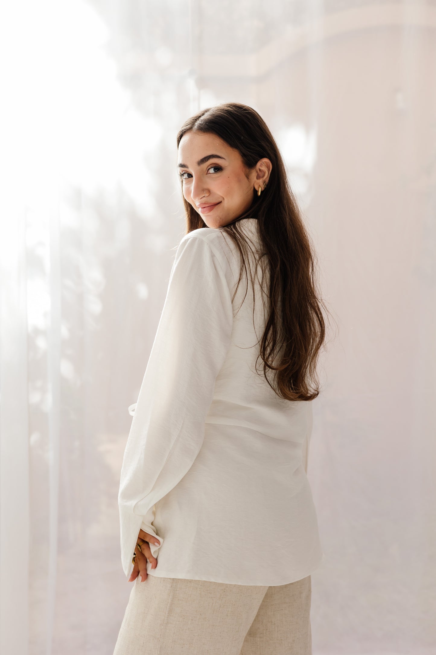 Raya Wrap in White