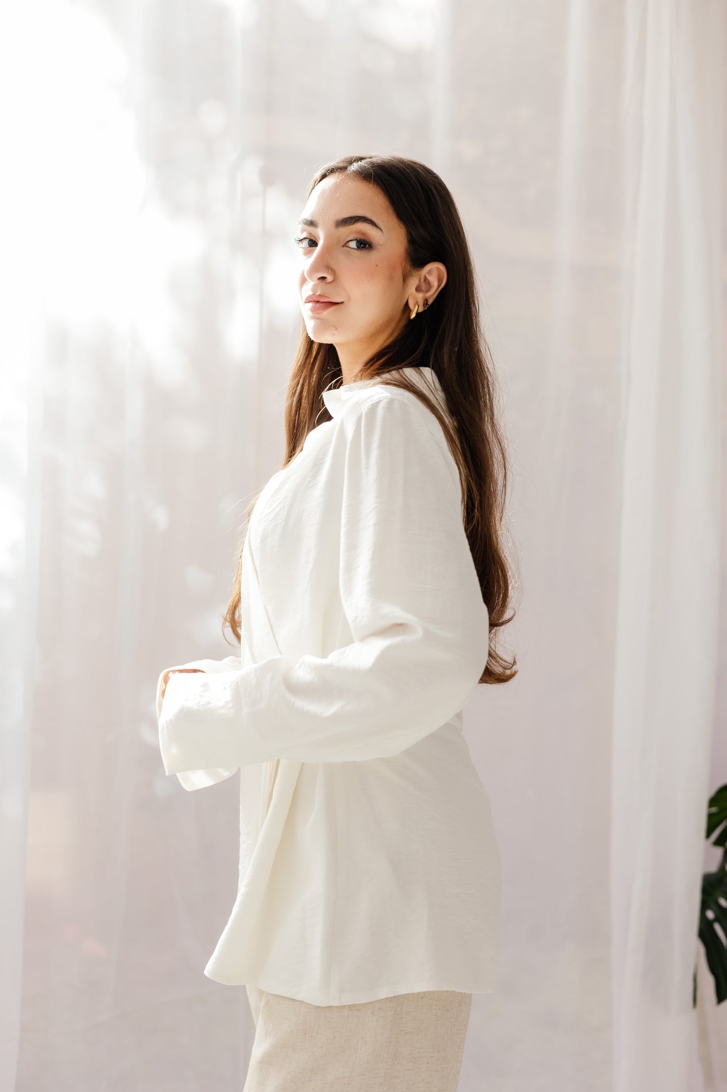Raya Wrap in White