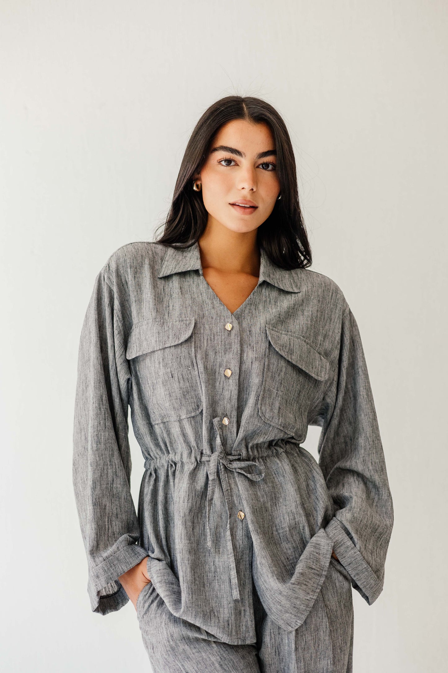 Seashell Set in Washed gray