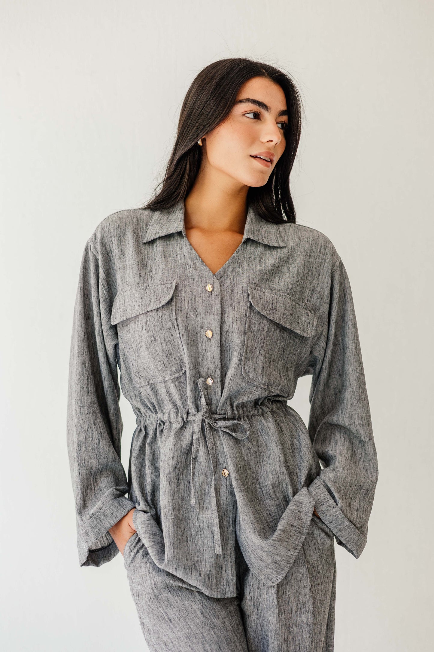 Seashell Set in Washed gray