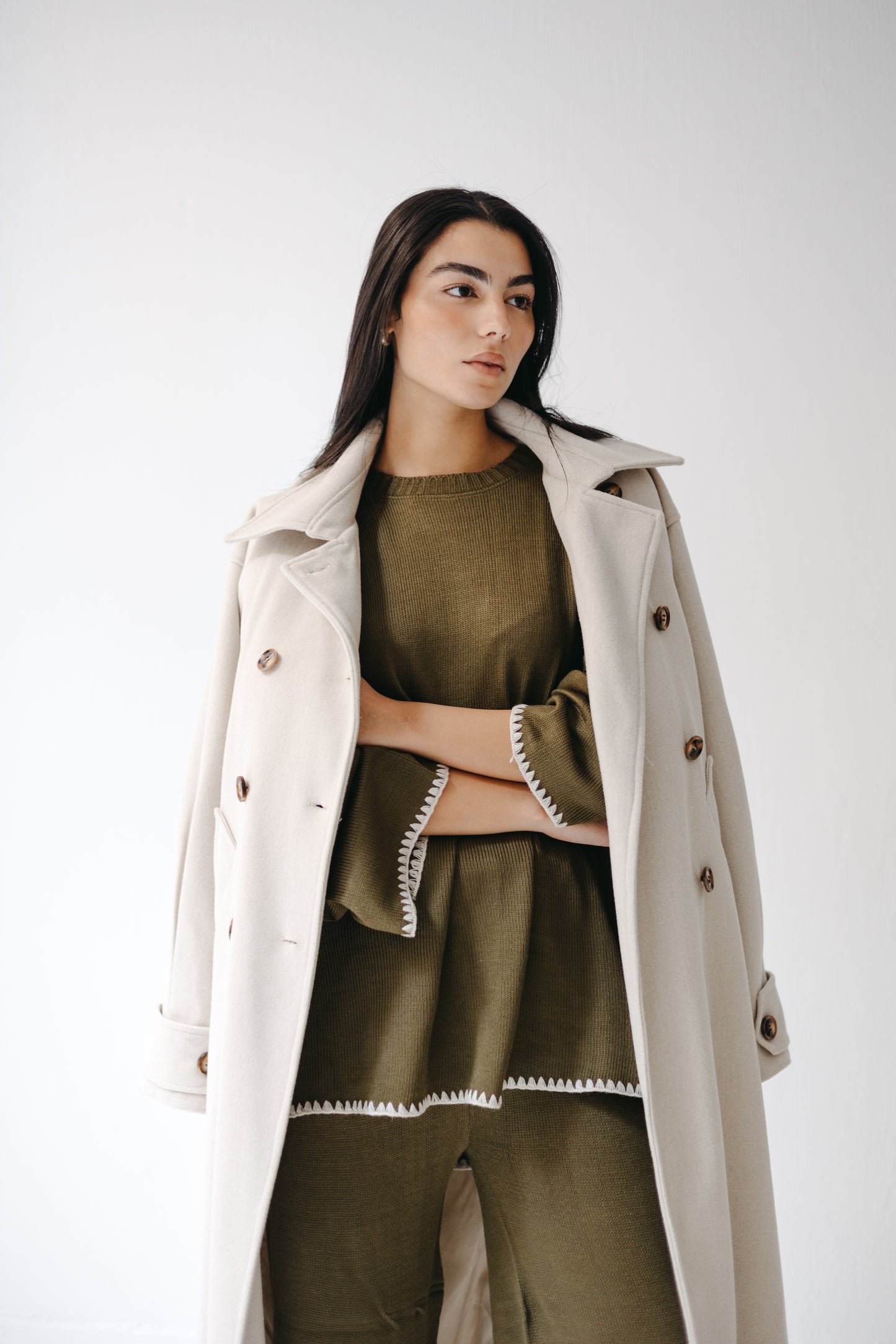 The Cozy Edge Set in Olive