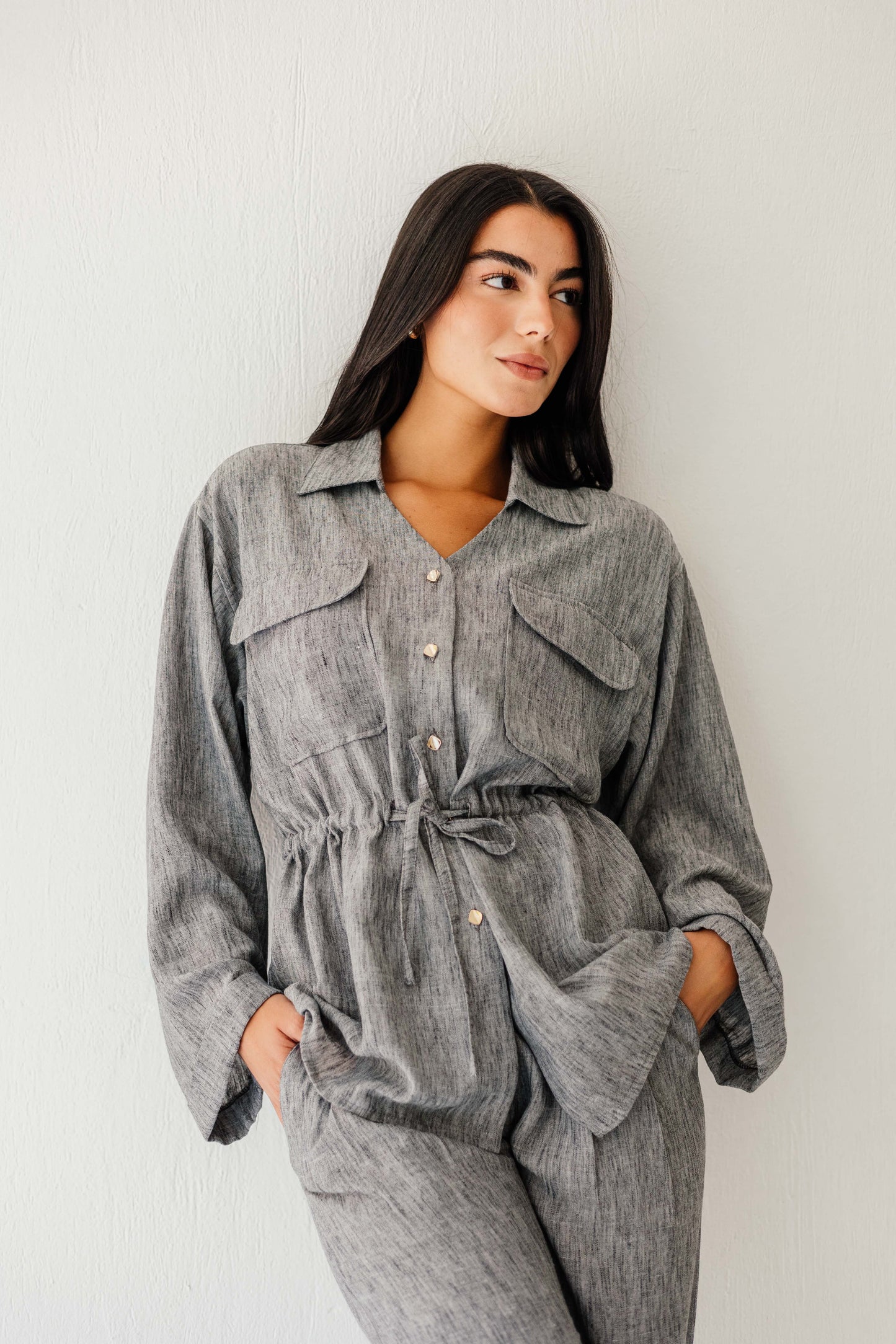 Seashell Set in Washed gray