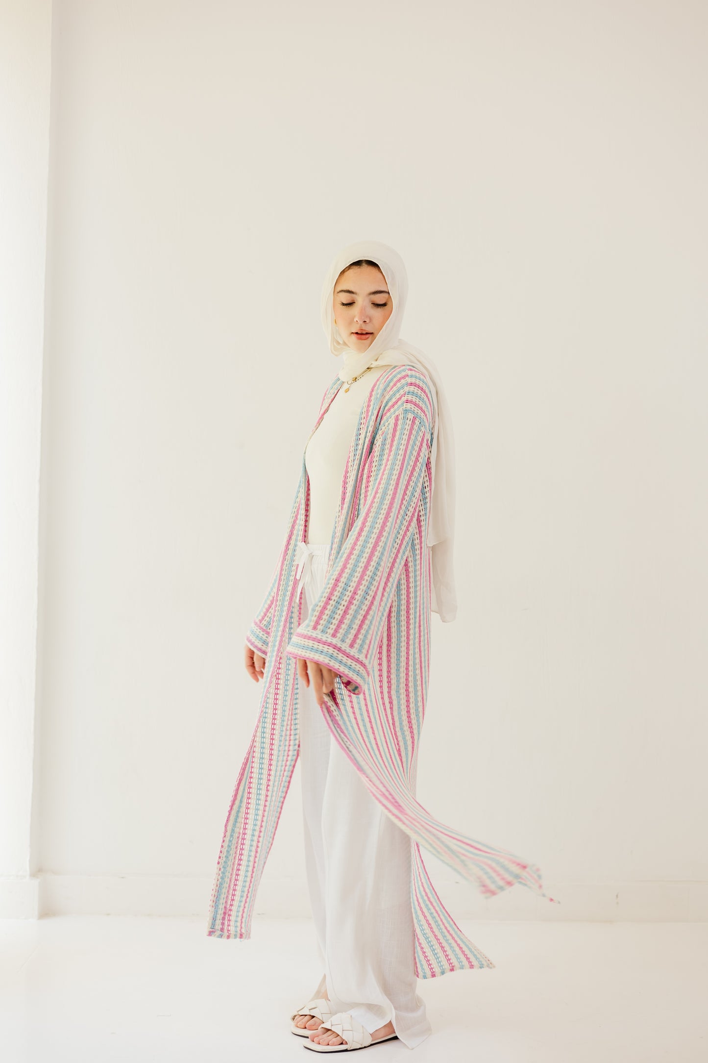 Serene Striped Cardigan