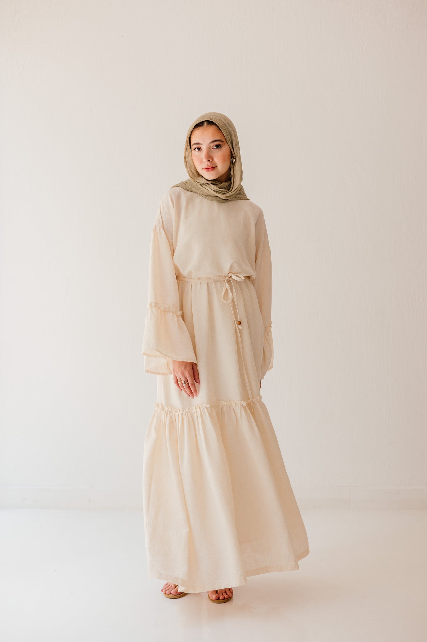Seabelle Dress in Cream