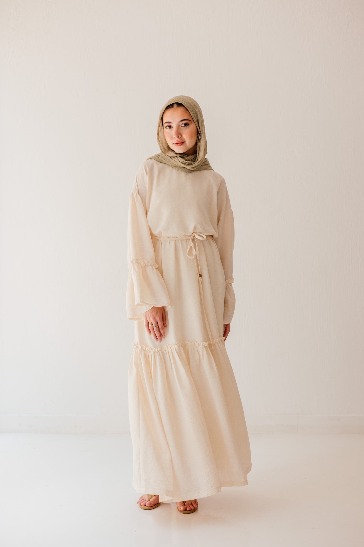 Seabelle Dress in Cream