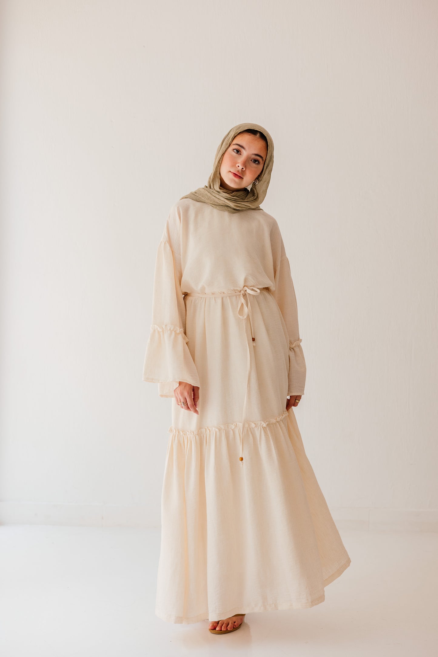 Seabelle Dress in Cream