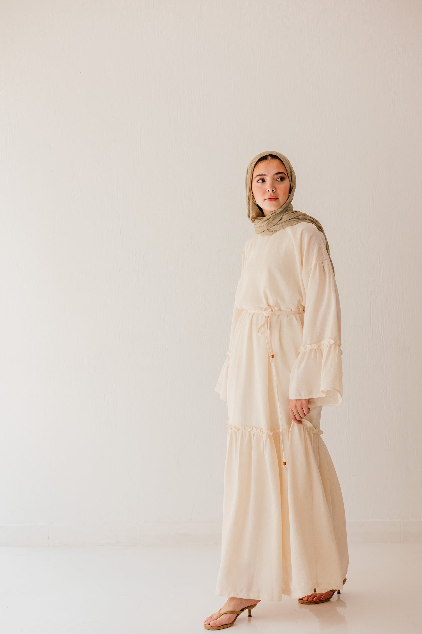 Seabelle Dress in Cream