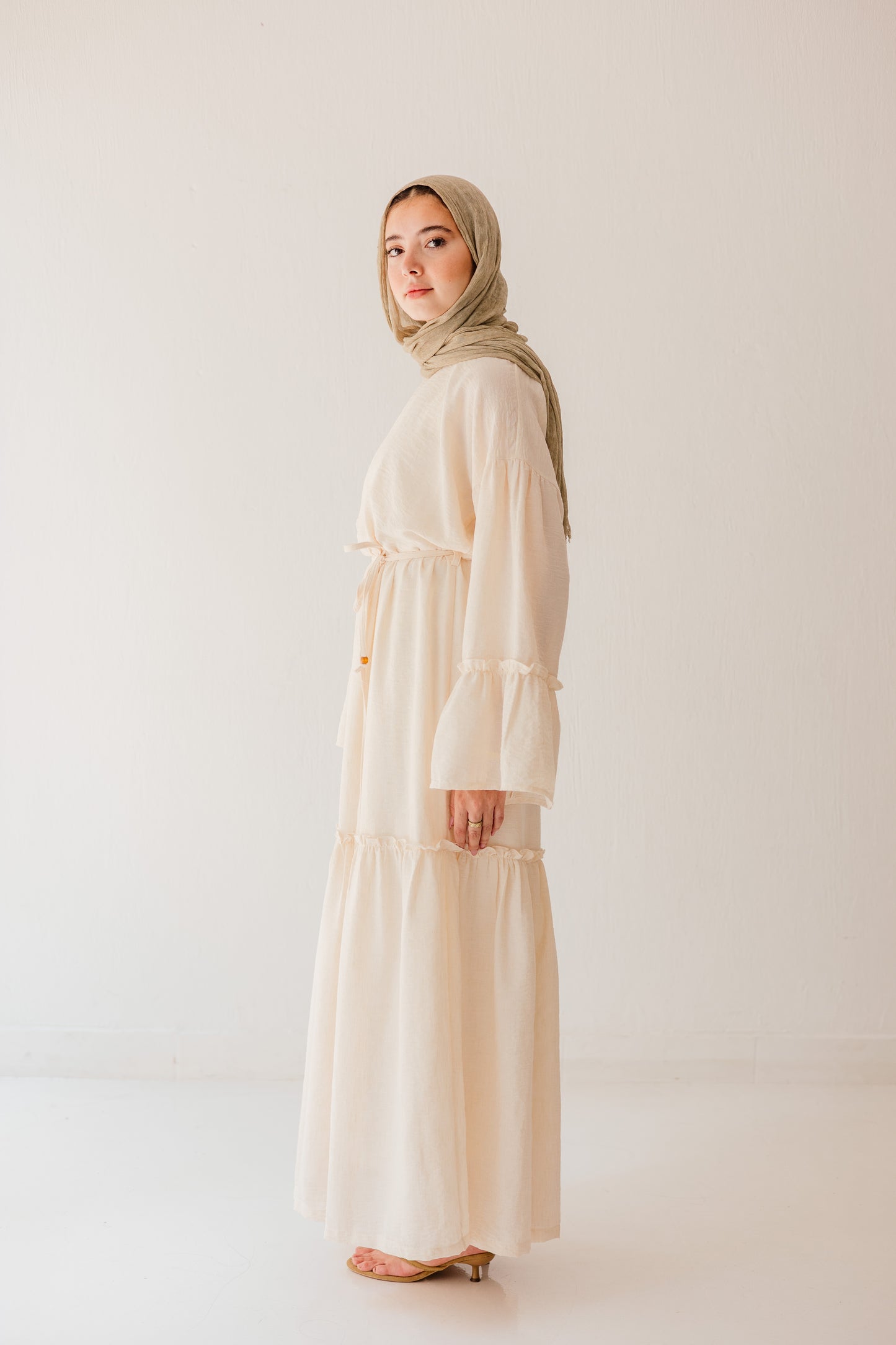 Seabelle Dress in Cream