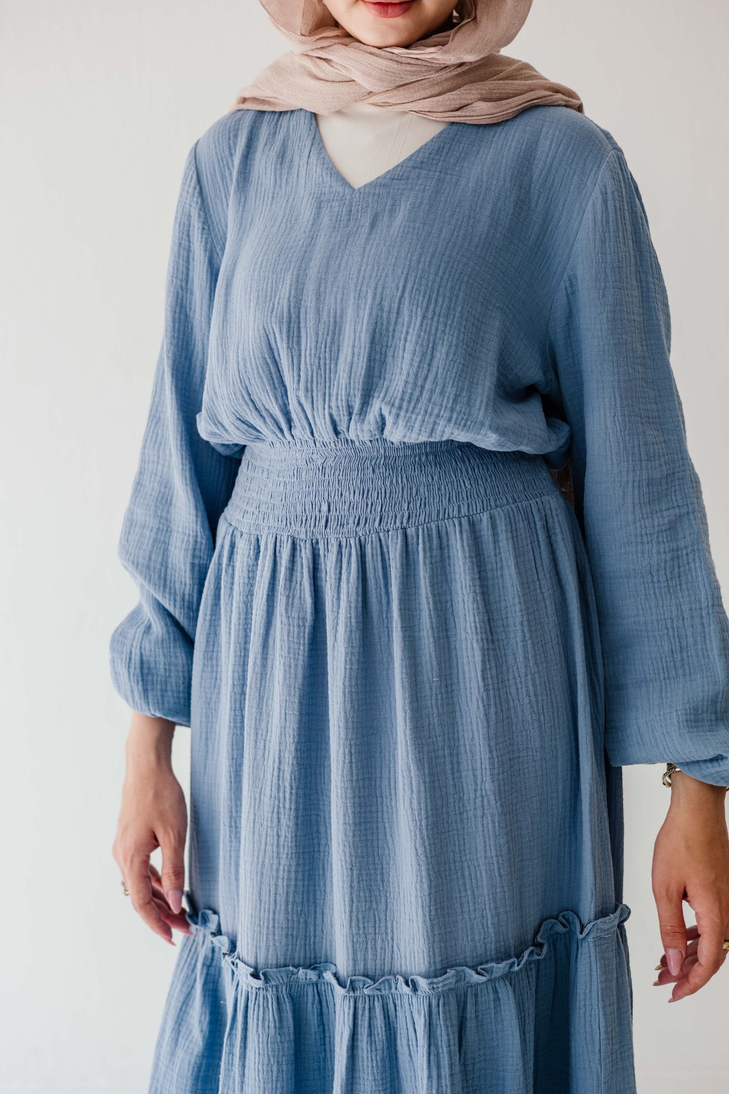 Coralia Dress in Vanilla