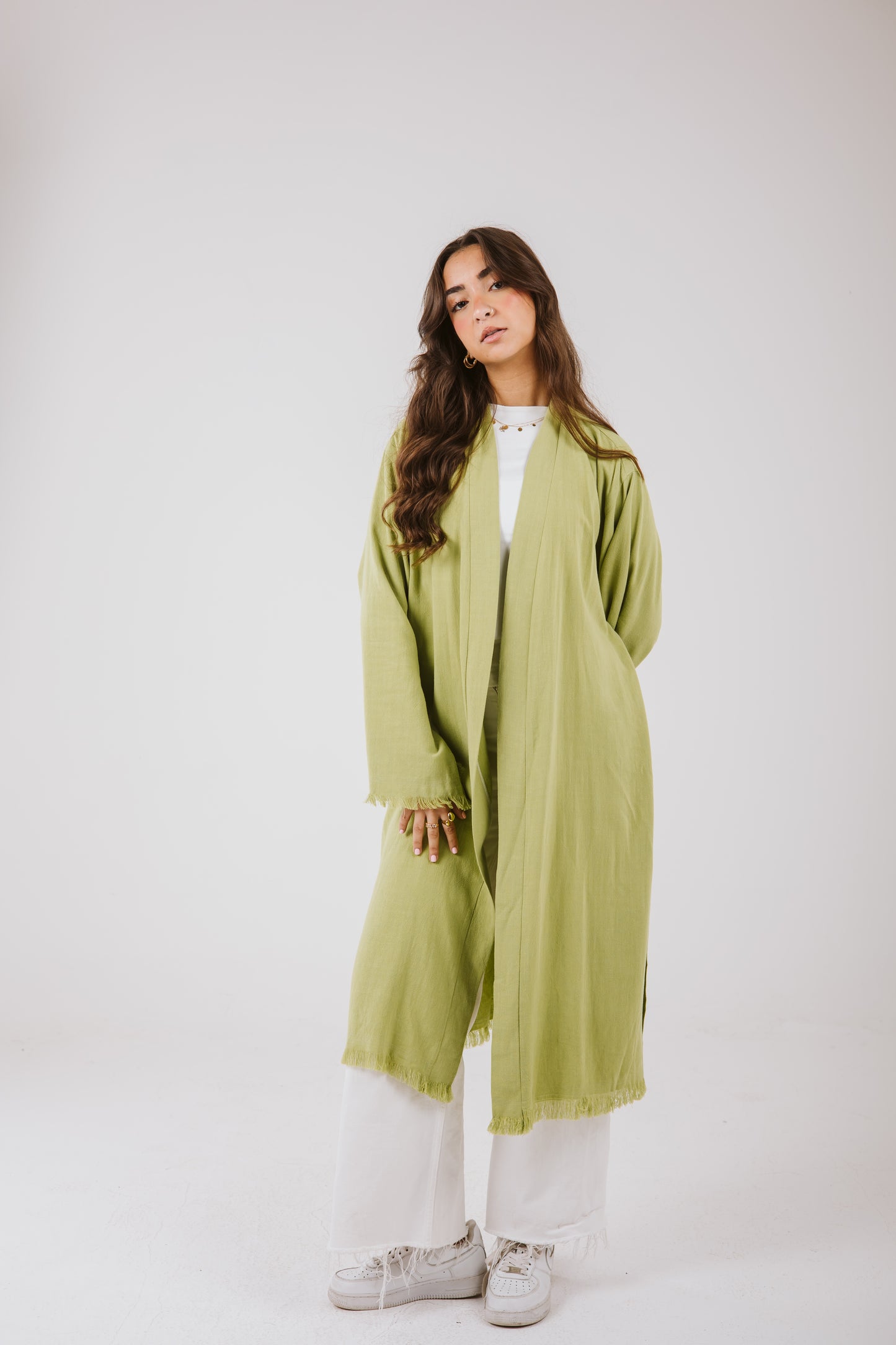 Jana cardigan in Lime