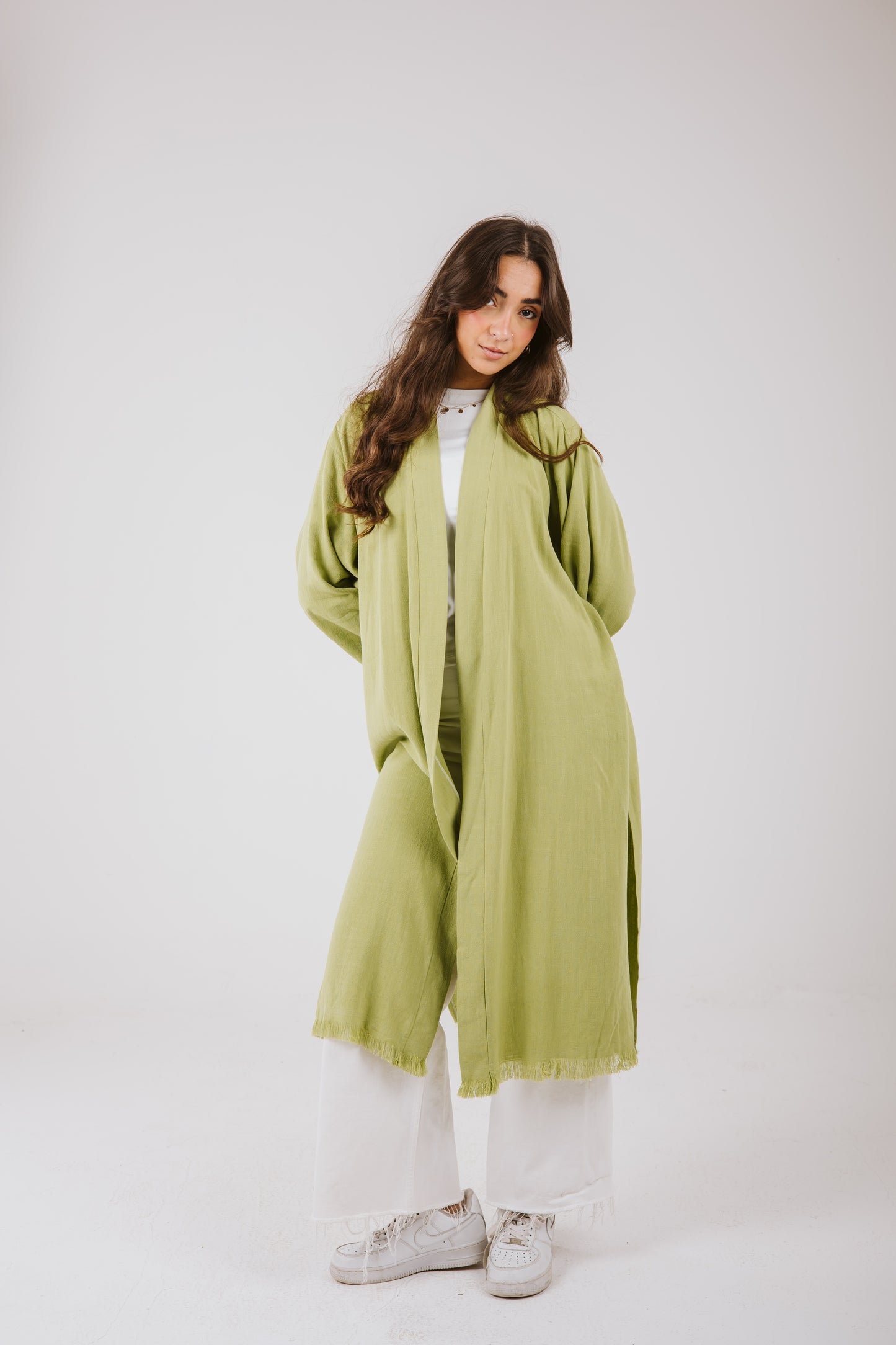 Jana cardigan in Lime