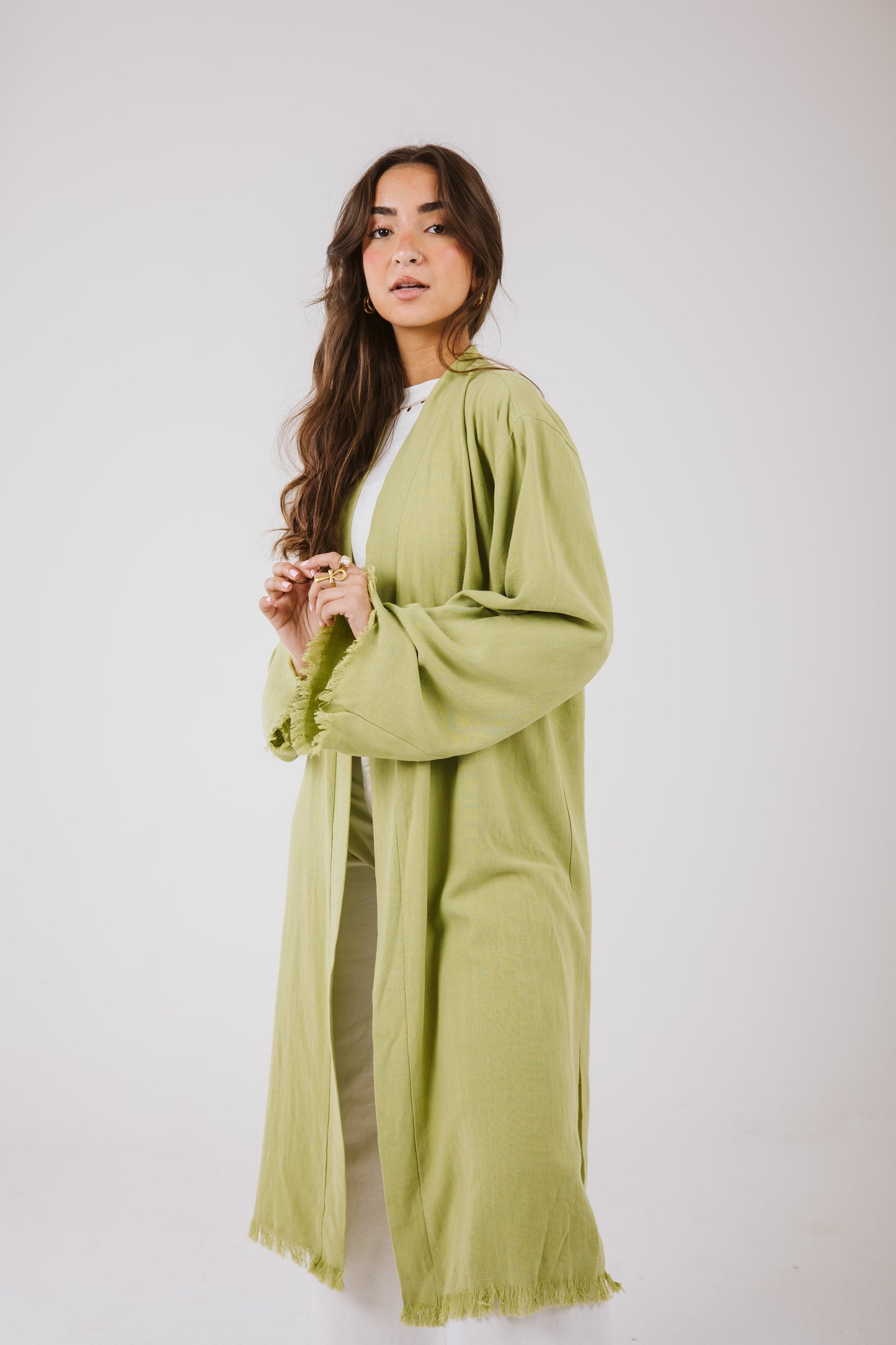 Jana cardigan in Lime