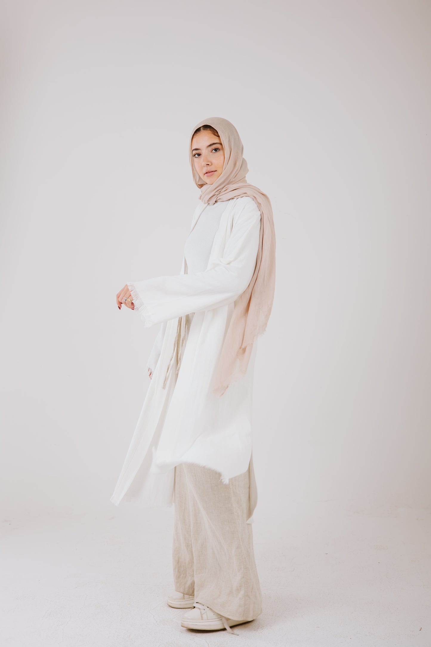 Jana cardigan in White