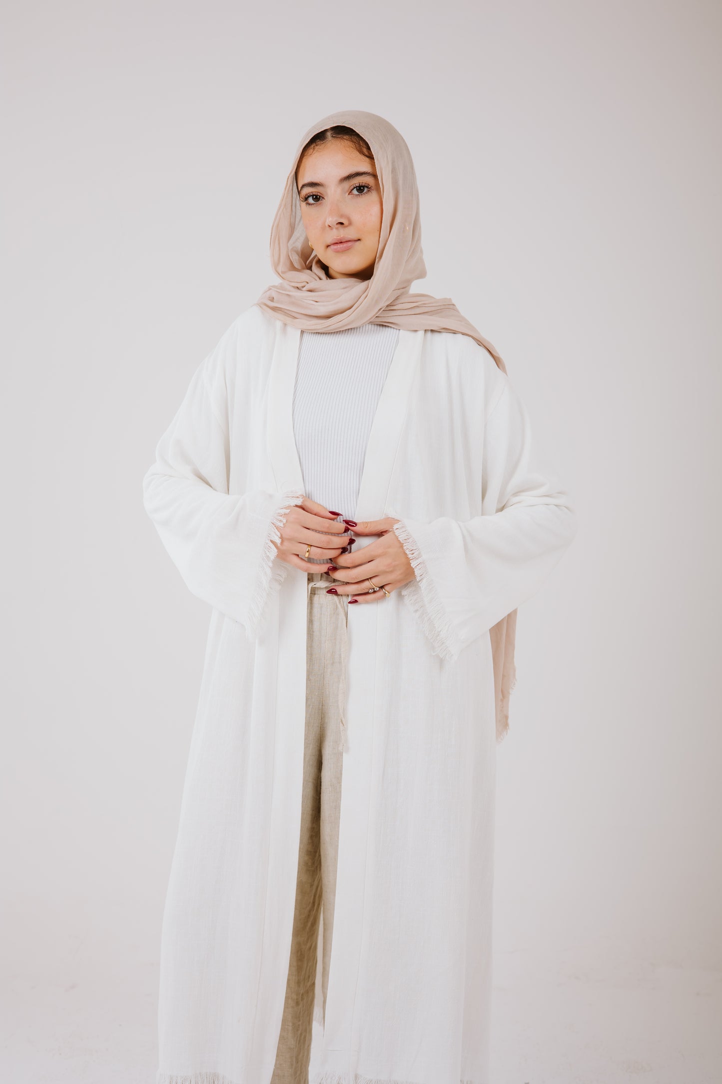 Jana cardigan in White